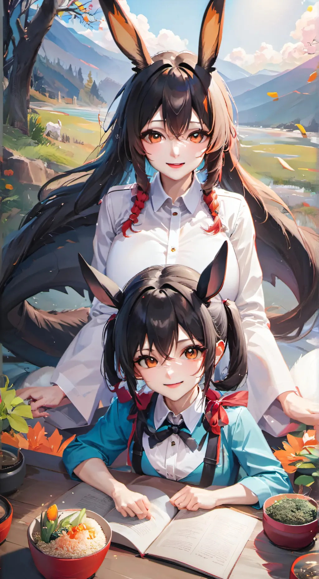 ai character: Sis power  background
