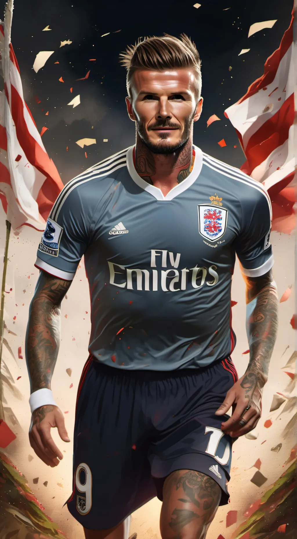 ai character: David Beckham background