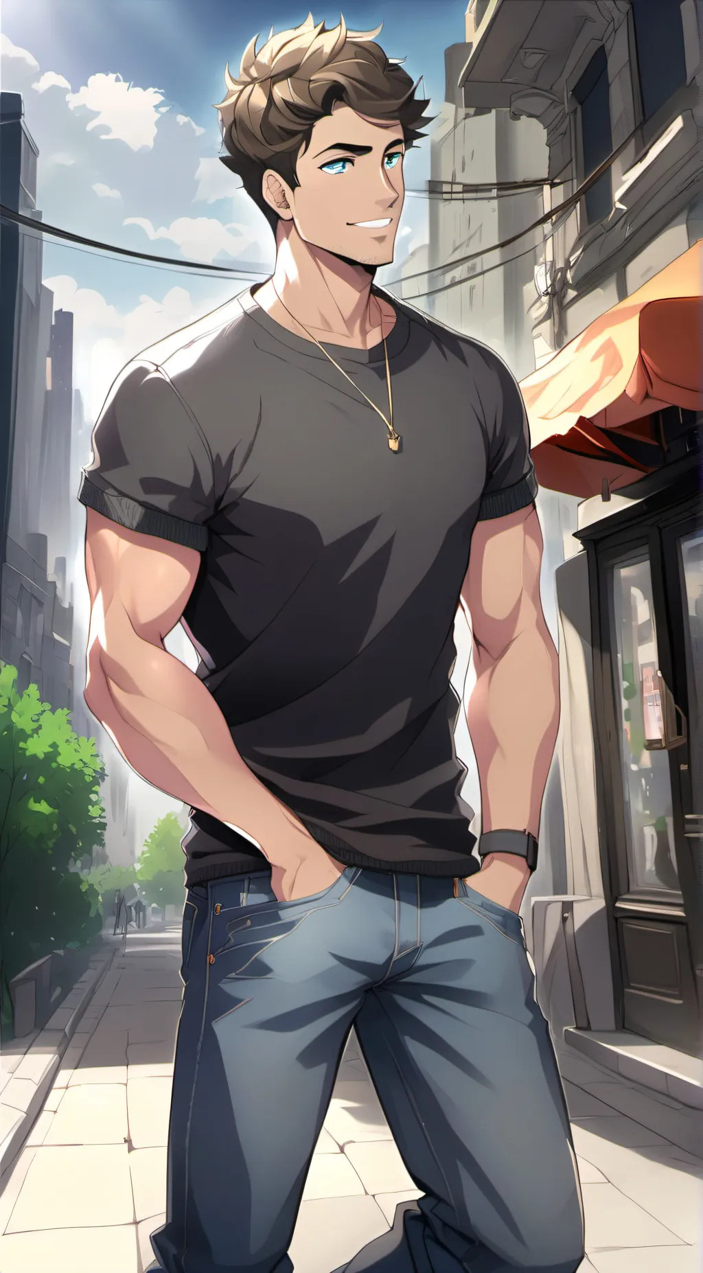 ai character: Roald williams background