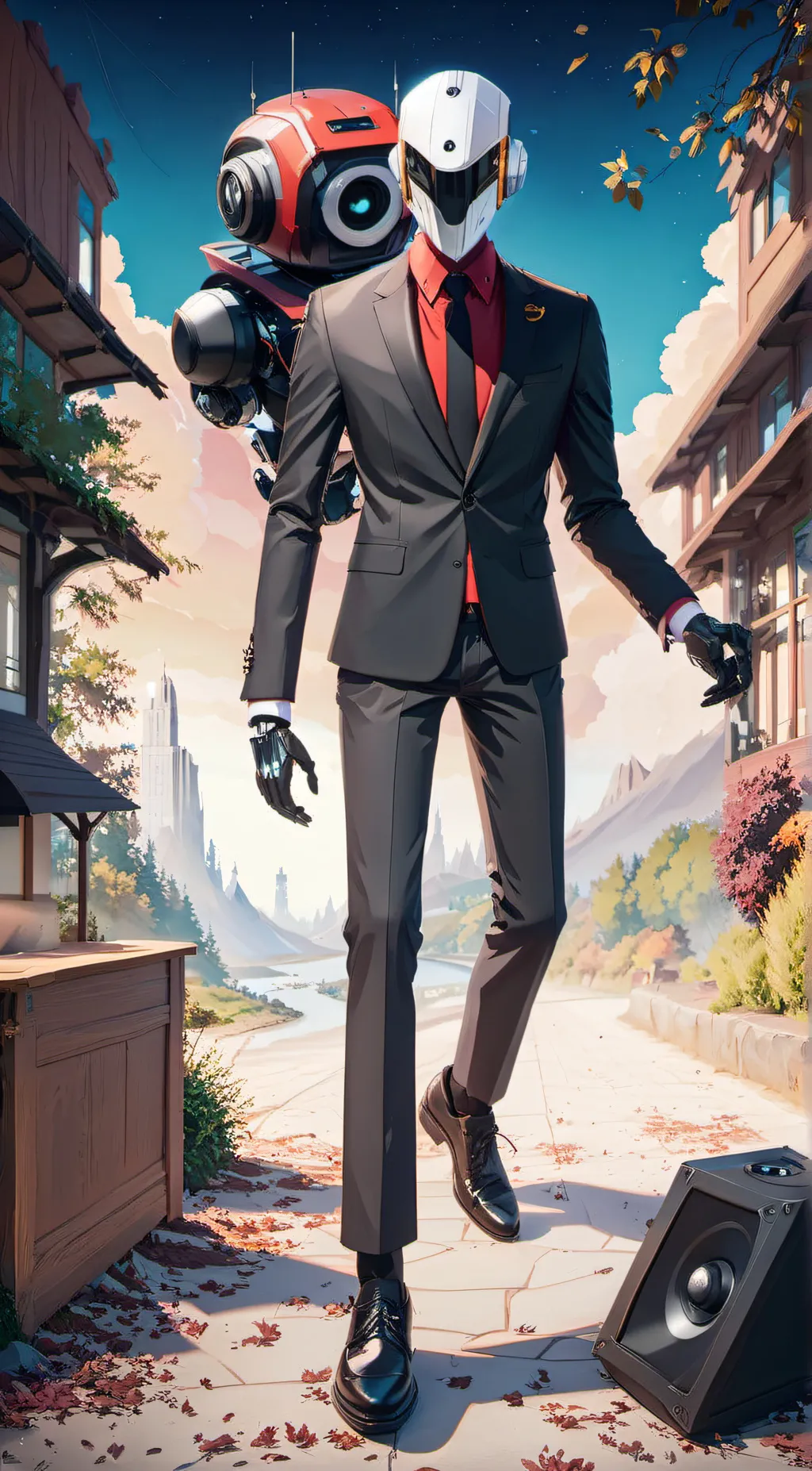 ai character: dark speakerman background