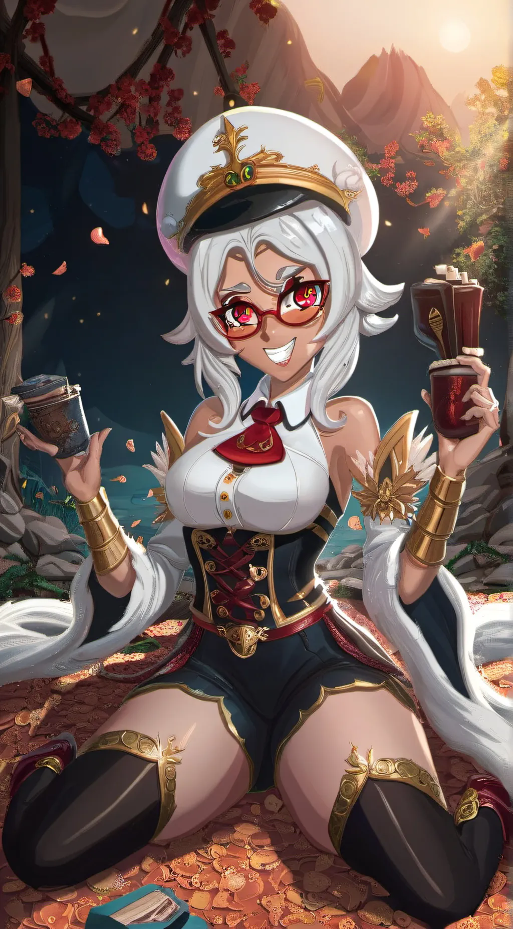 ai character: Purah  background