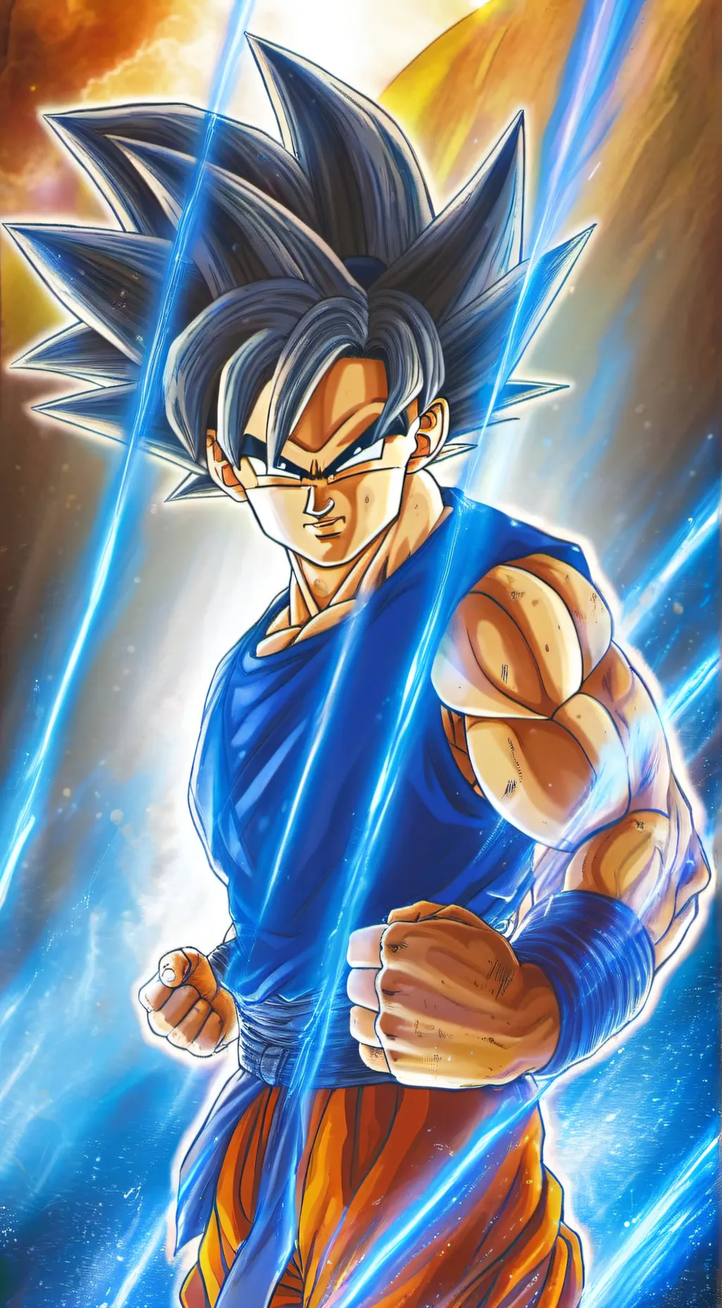 ai character: Ui goku background