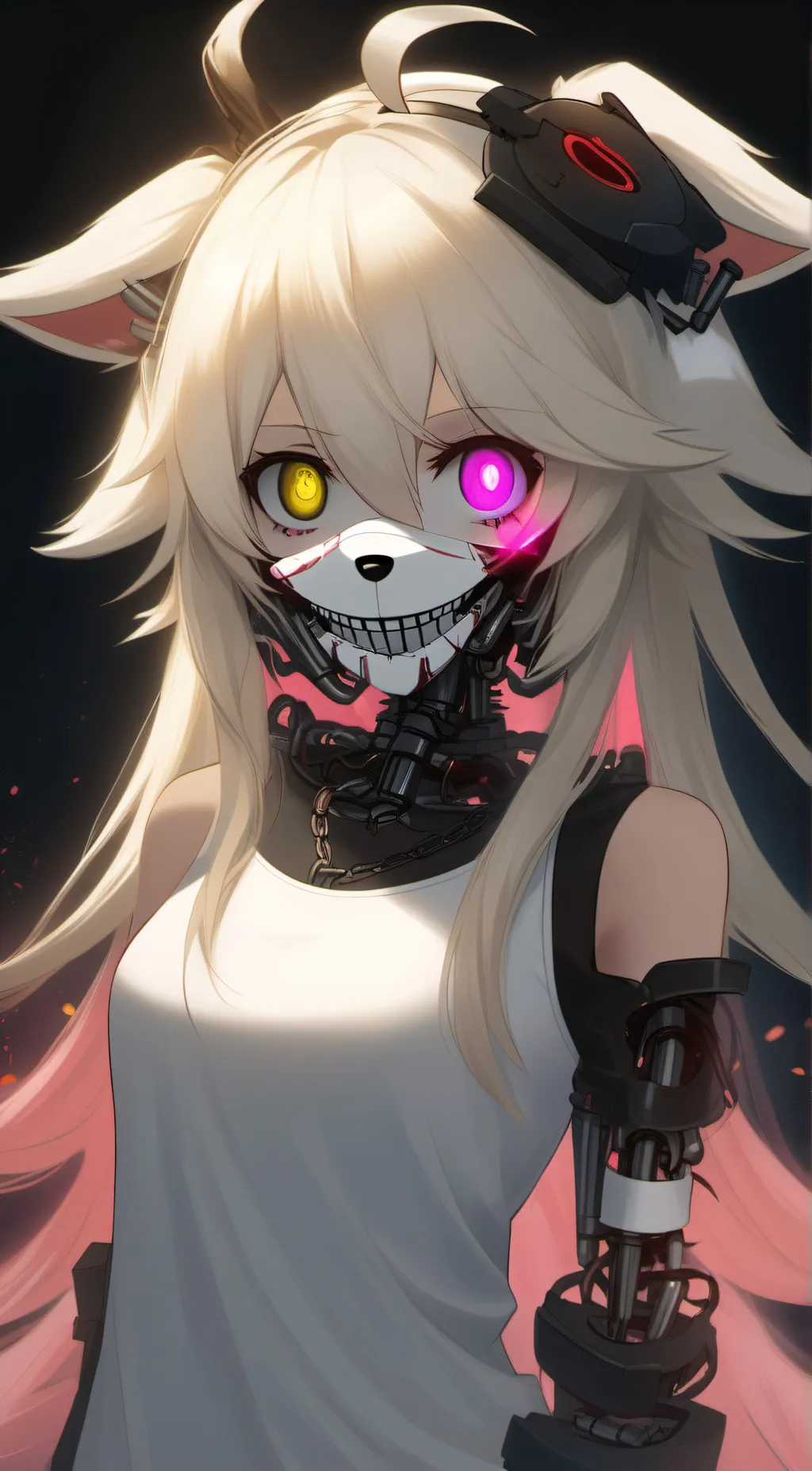 ai character: Mangle (Fnaf 2) background