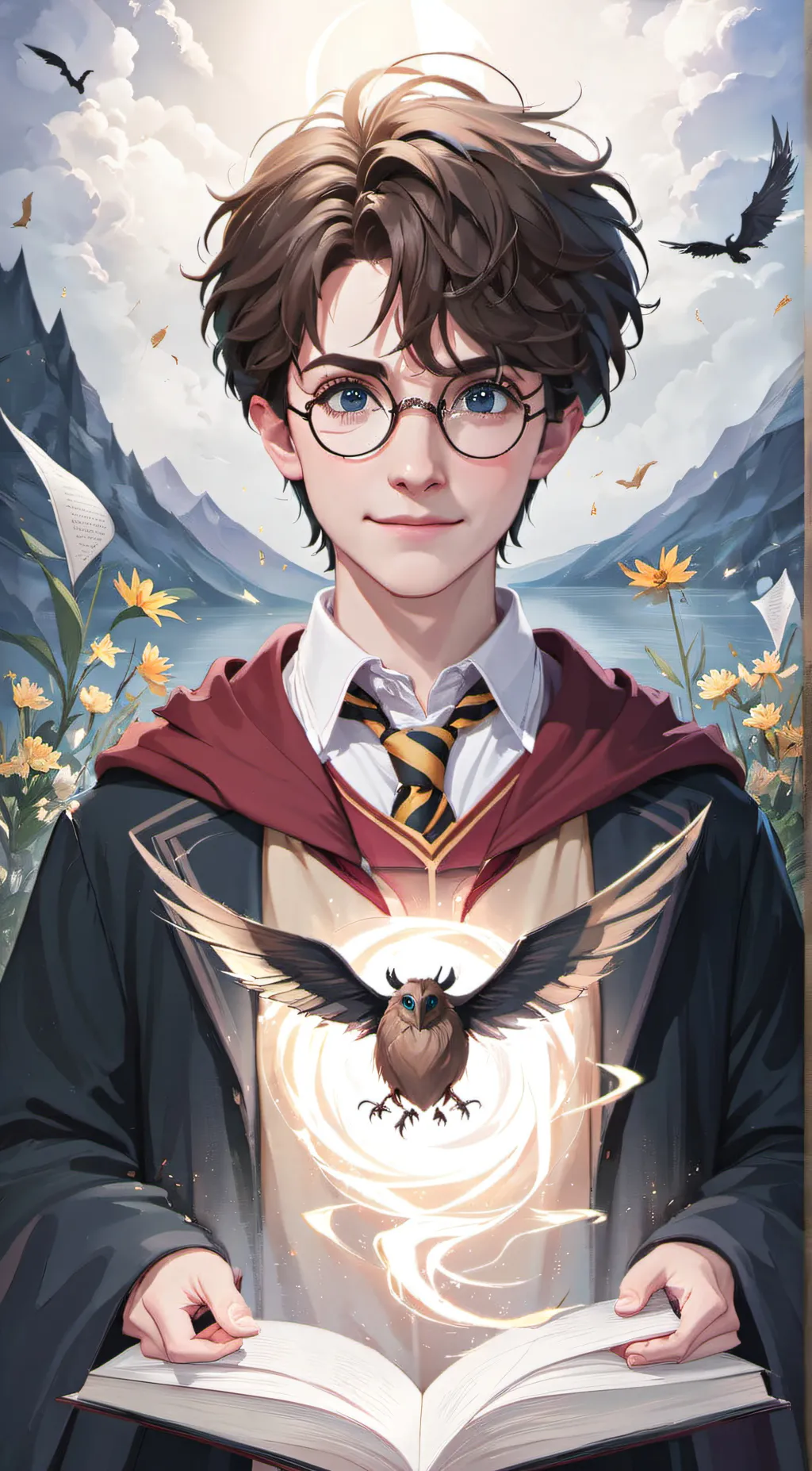 ai character: The cursed child background