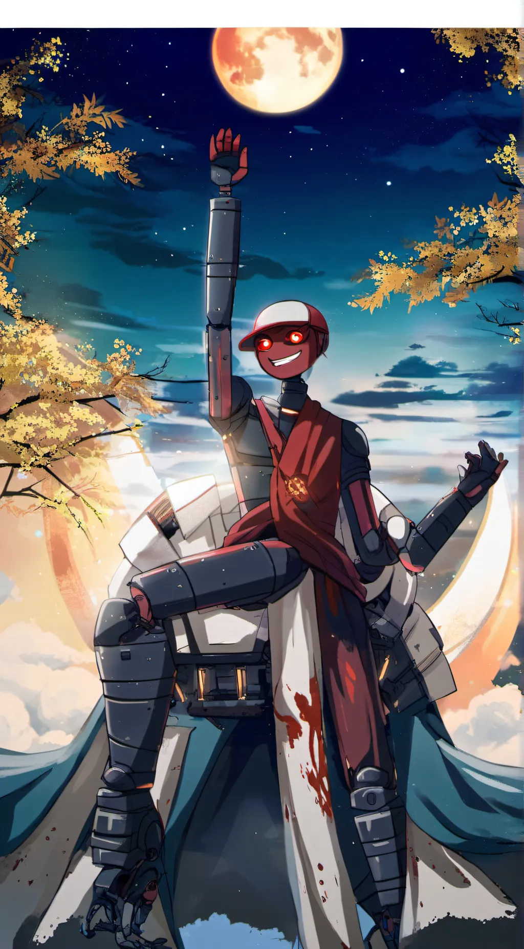 ai character: Bloodmoon background