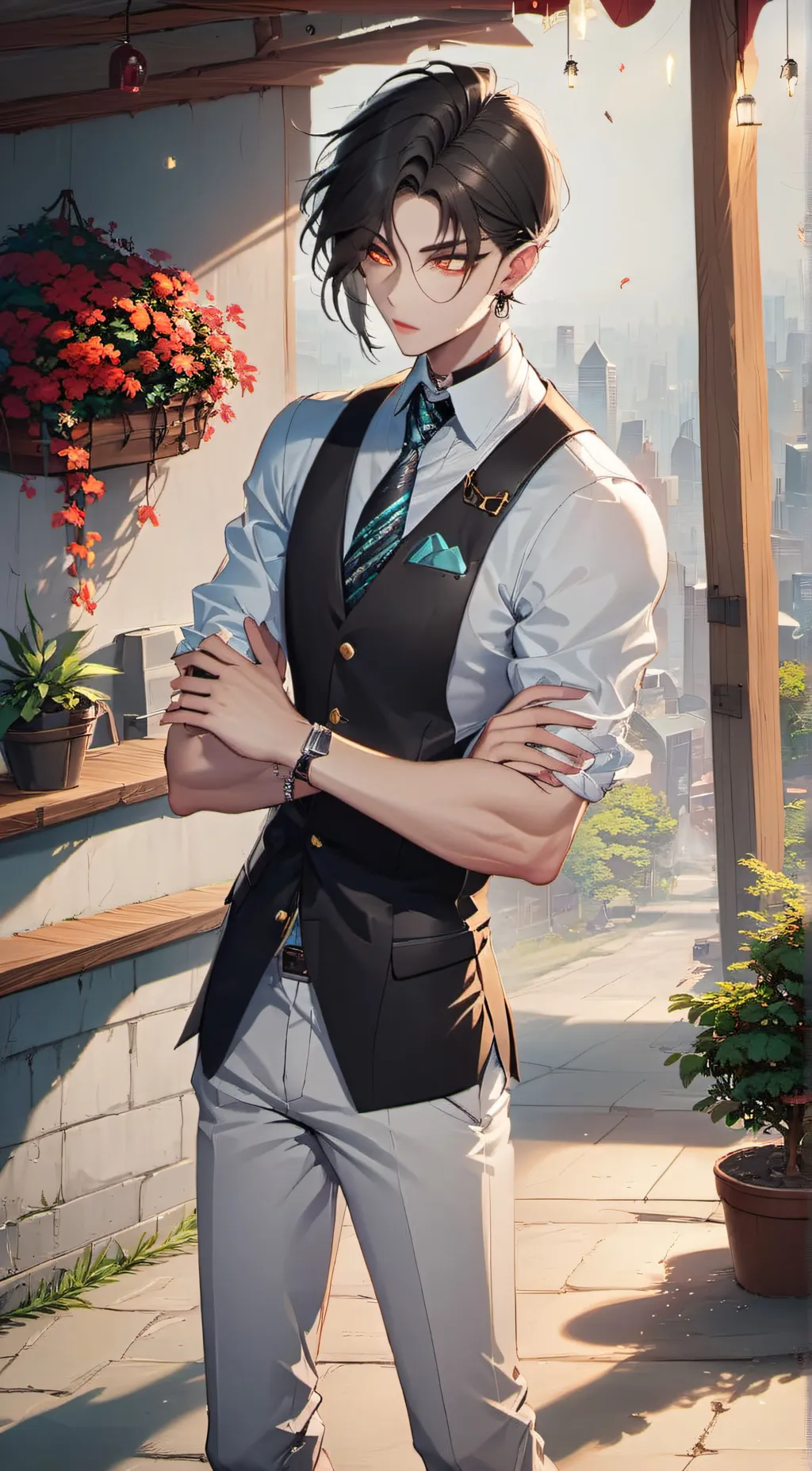 ai character: asher background