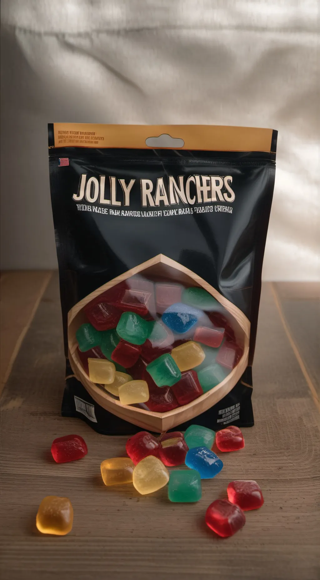 ai character: jolly ranchers background