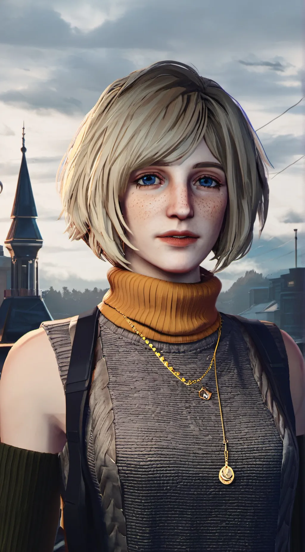 ai character: Ashley Graham background