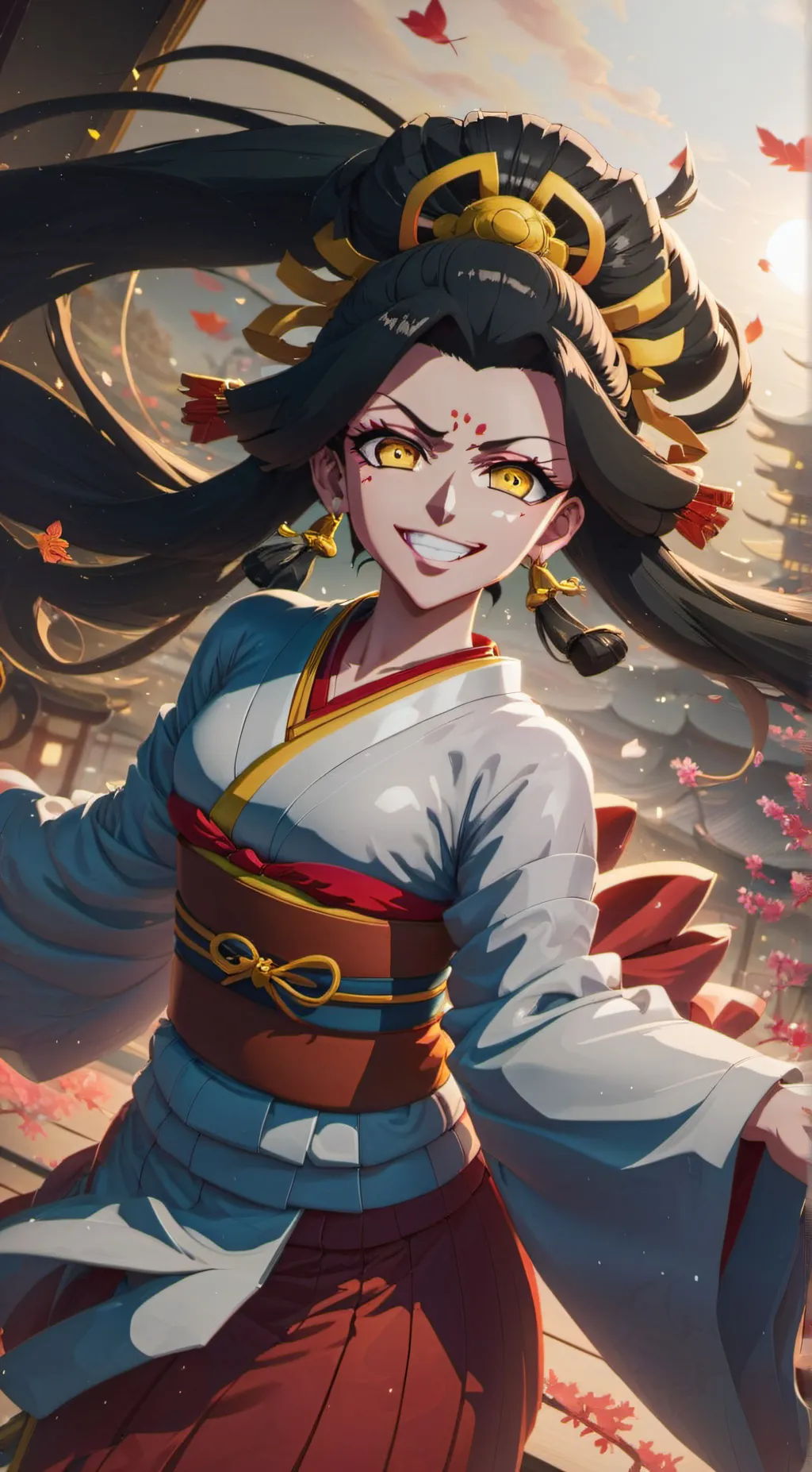 ai character: Daki background
