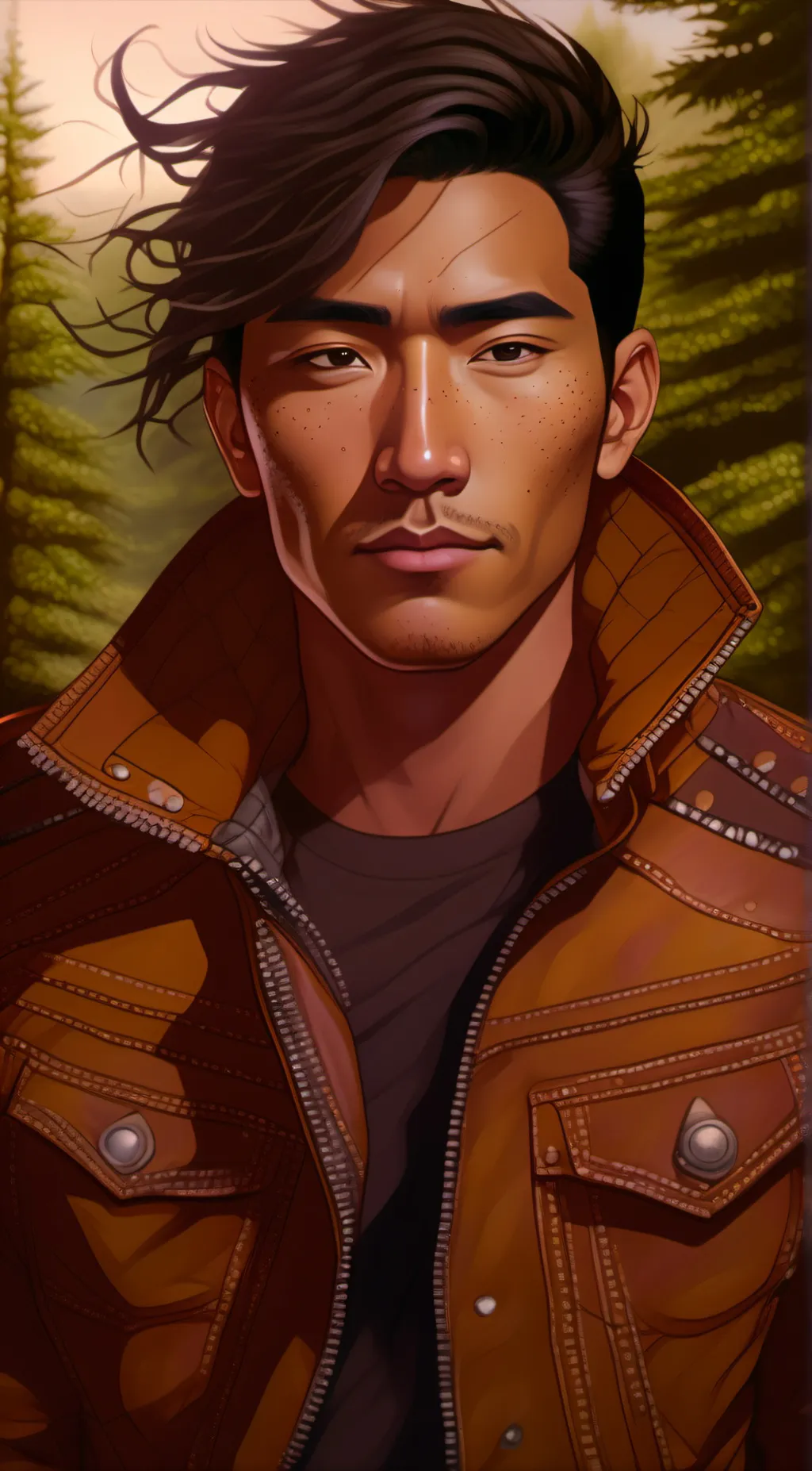 ai character: Michael  background
