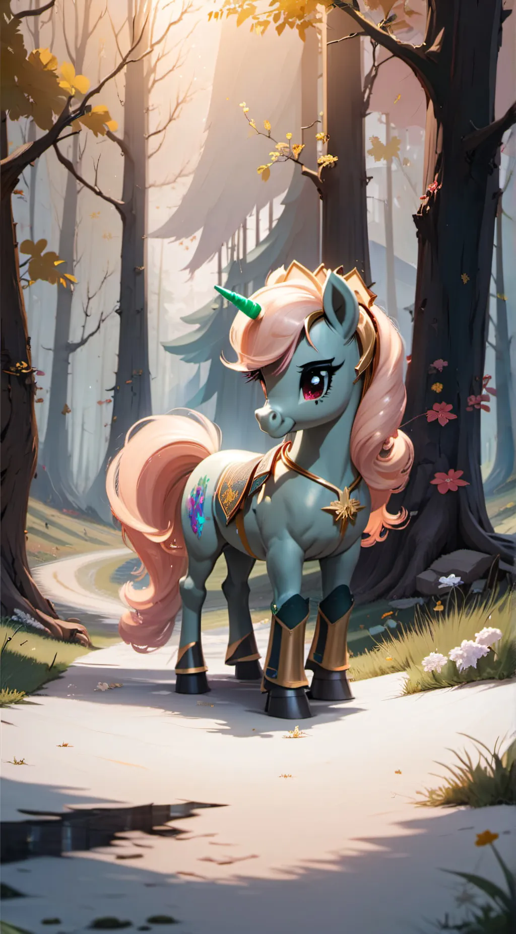 ai character: My little pony background