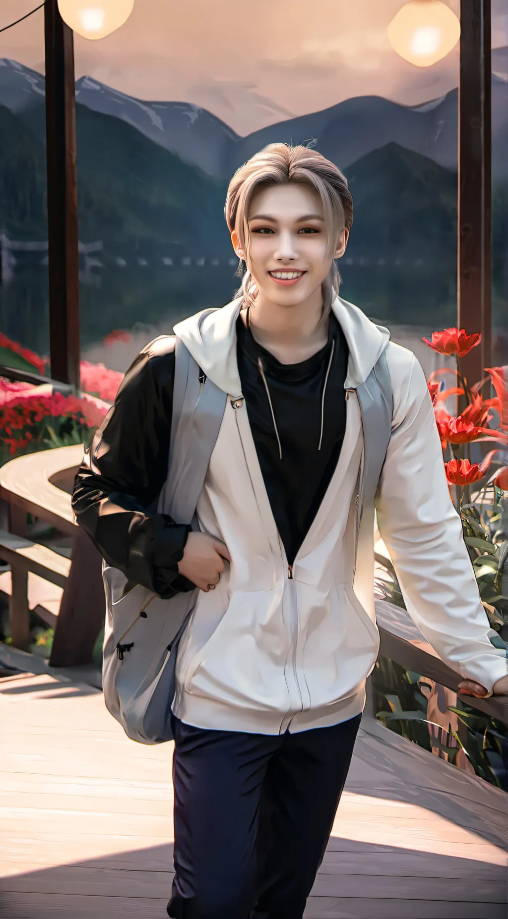 ai character: felix (stray kids) background