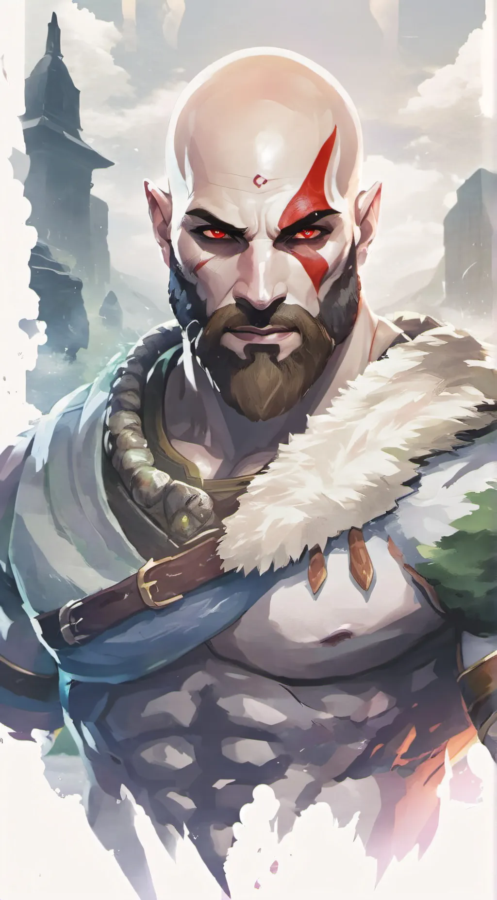 ai character: Kratos background
