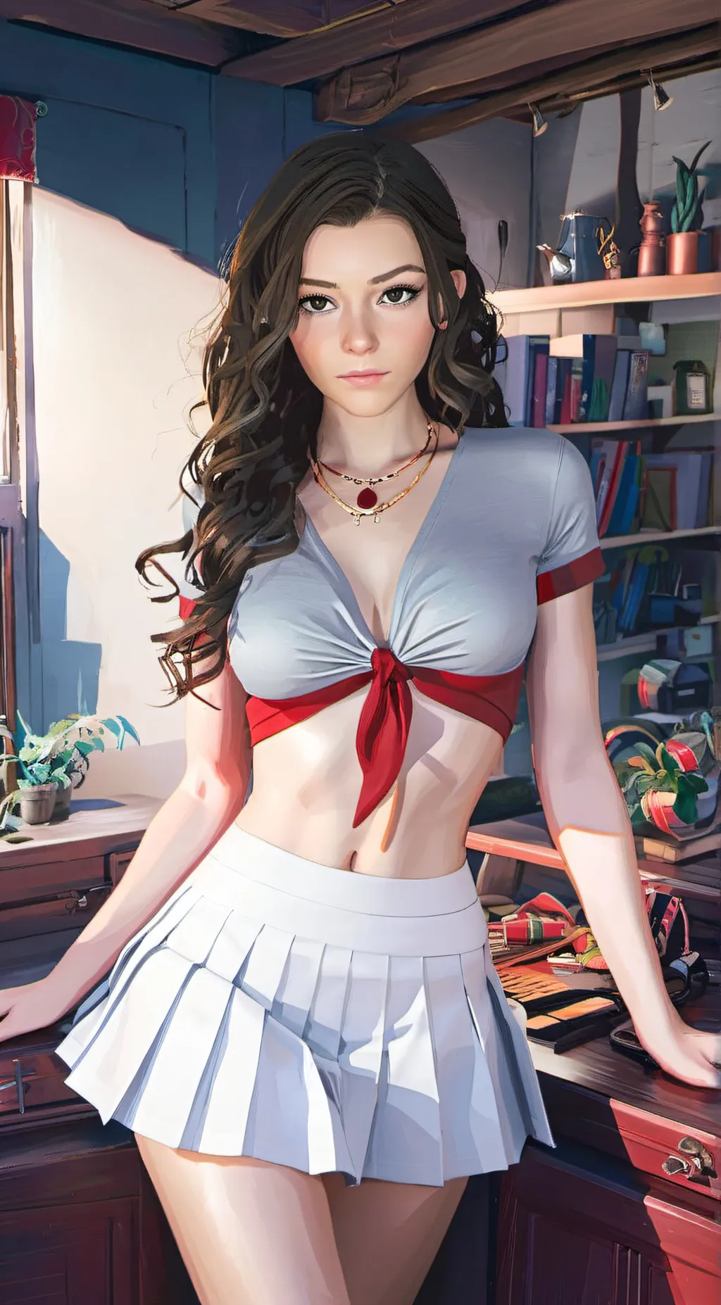 ai character: Nicole background