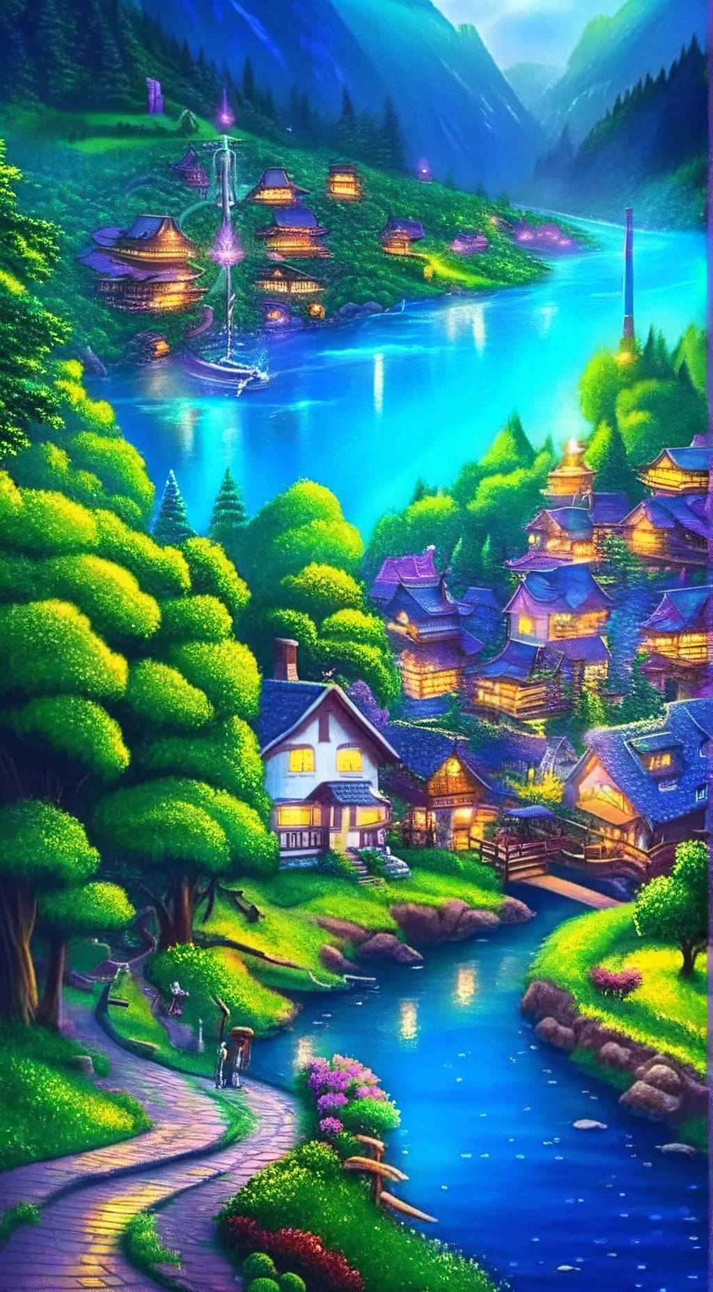 ai character: Green Hill zone background