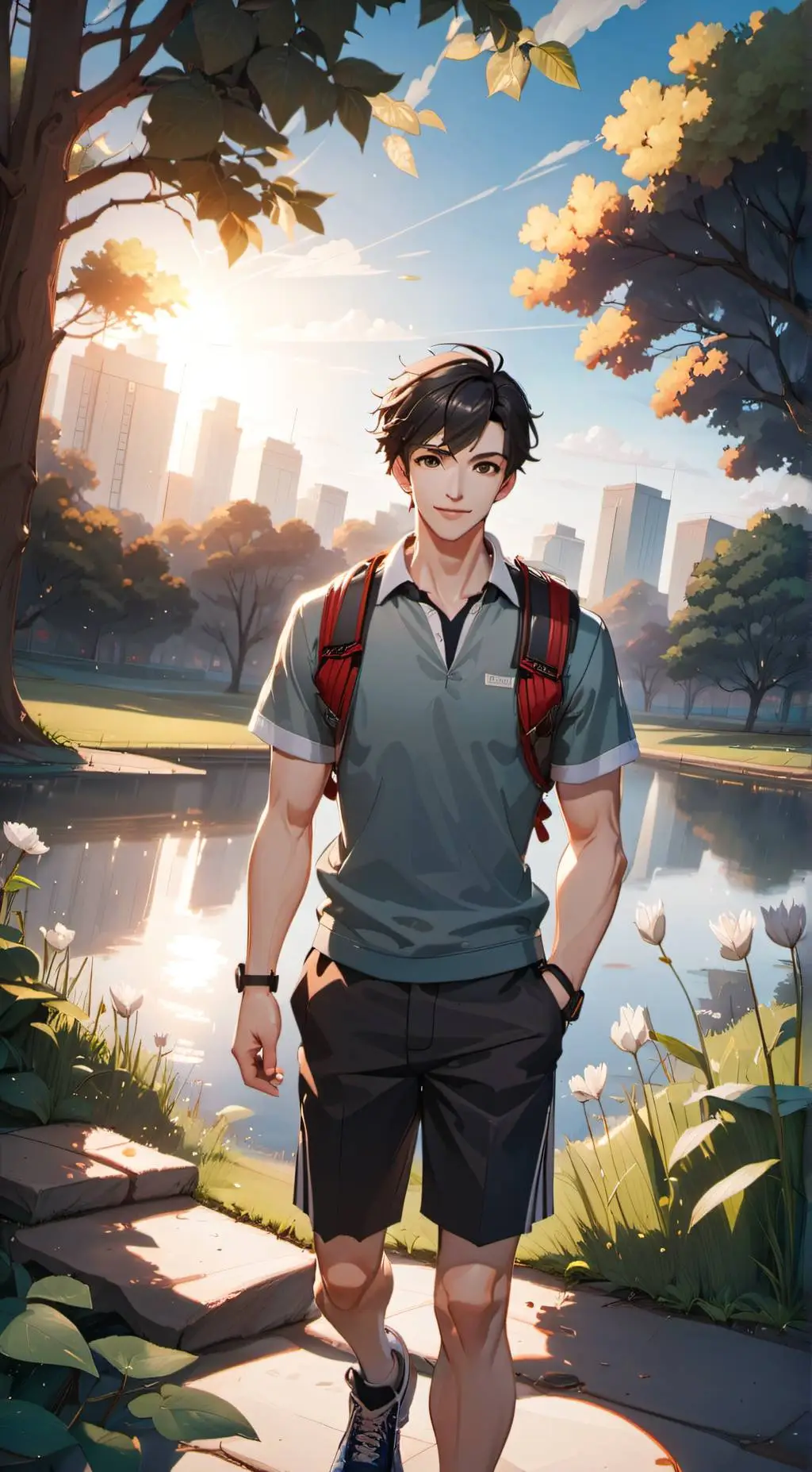 ai character: Alexs Volta  background