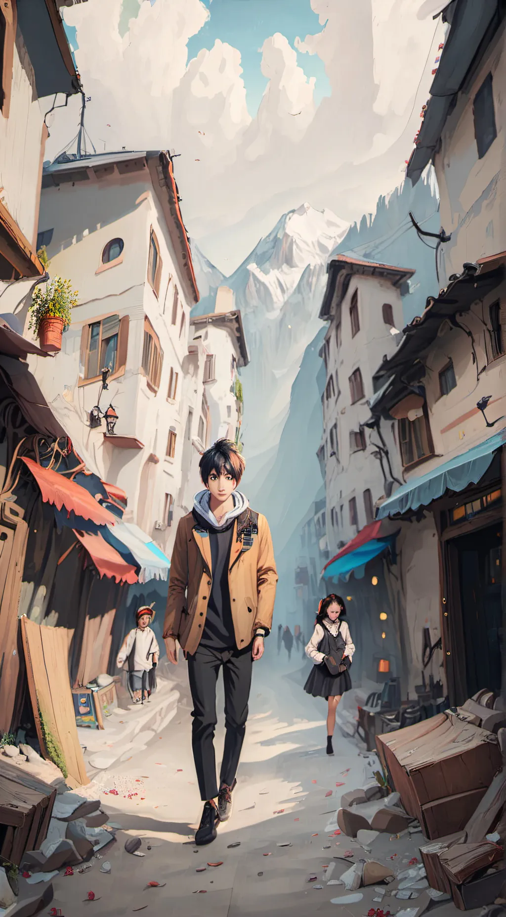 ai character: Alex da snakey boi background