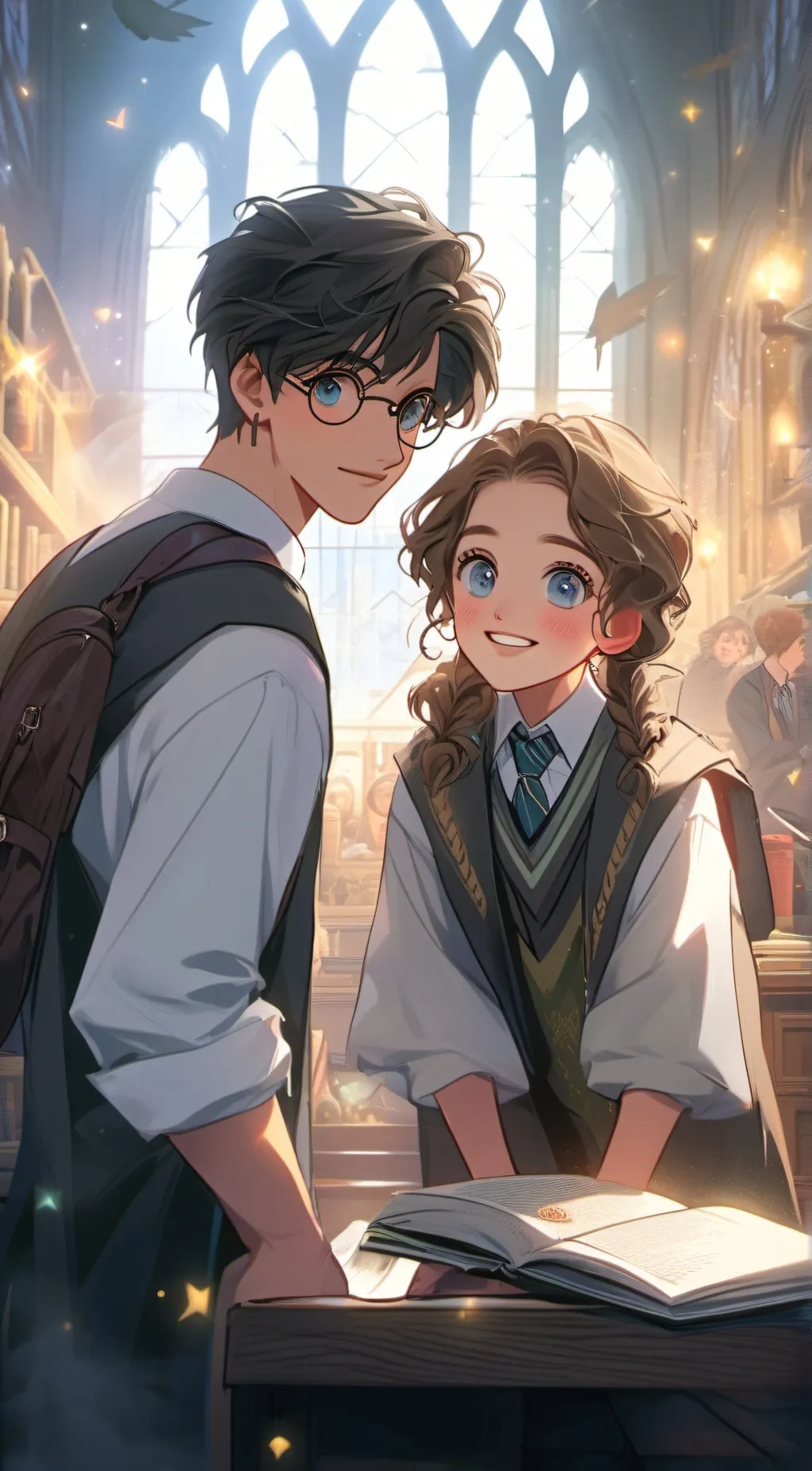 ai character: hermione background
