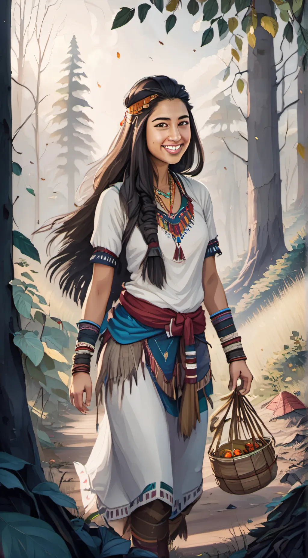 ai character: Sarah background
