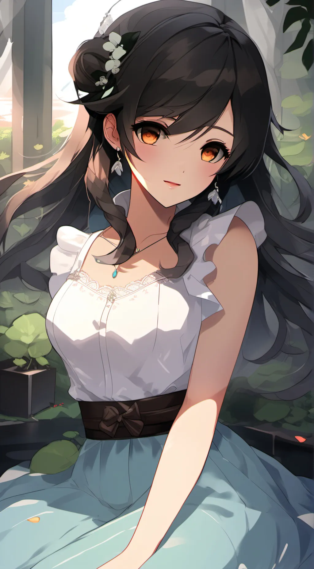 ai character: miko background