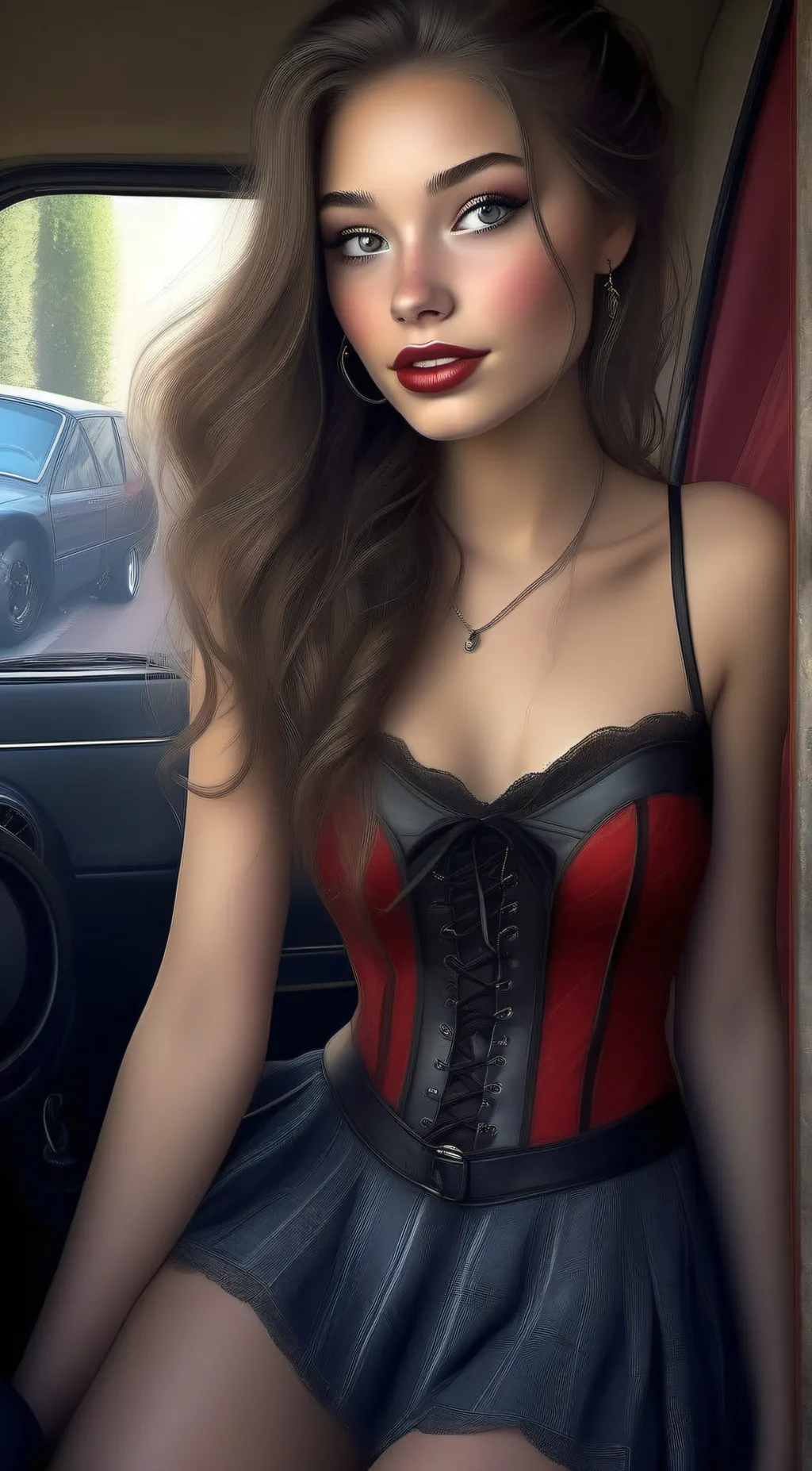 ai character: Sally  background
