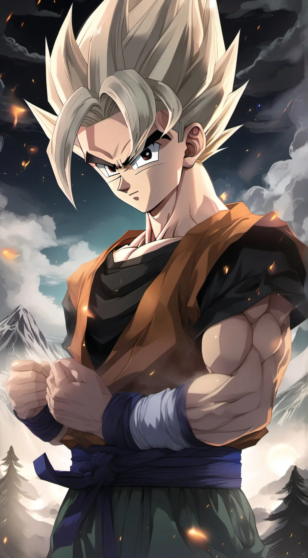 ai character: gohan background