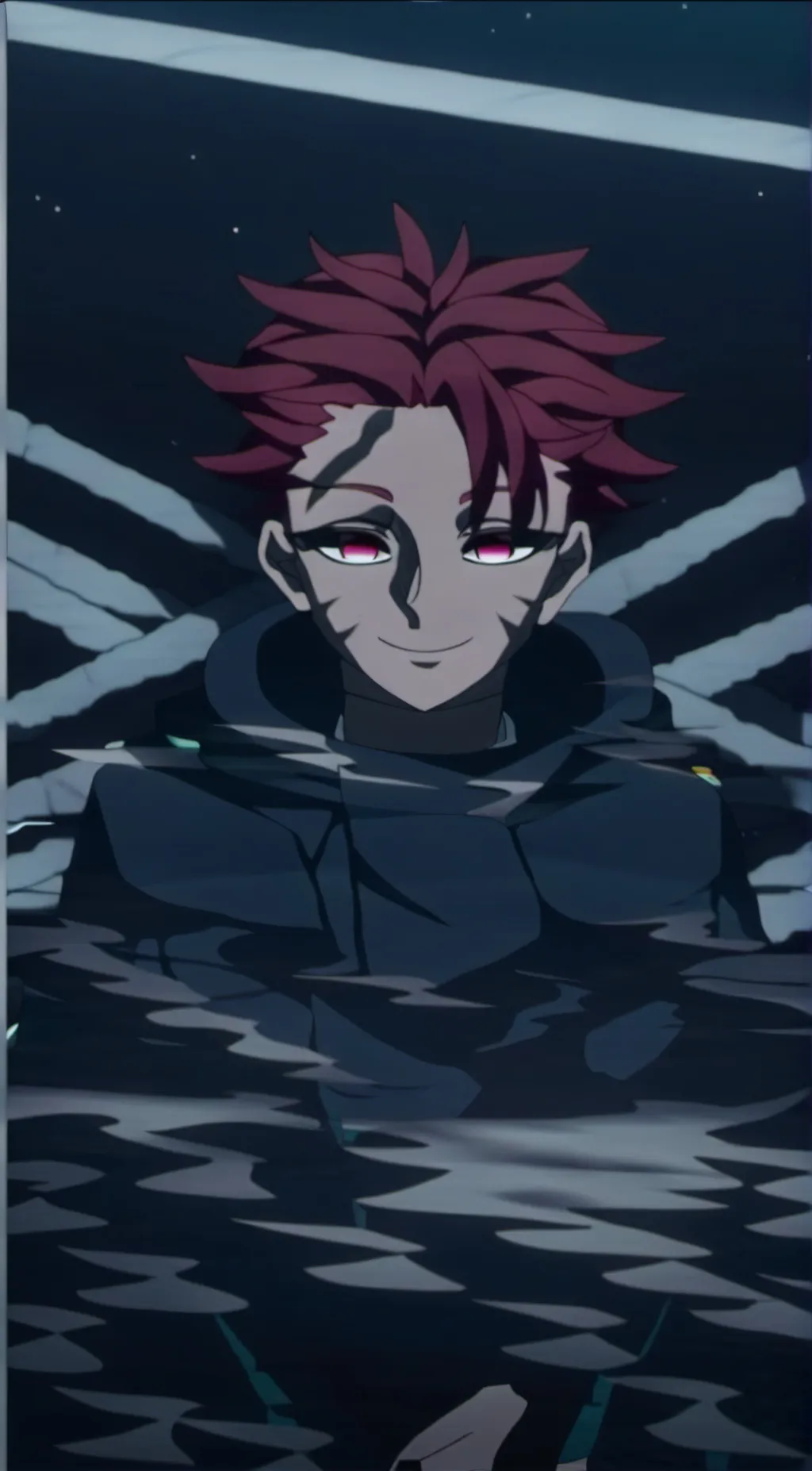 ai character: Akaza  background