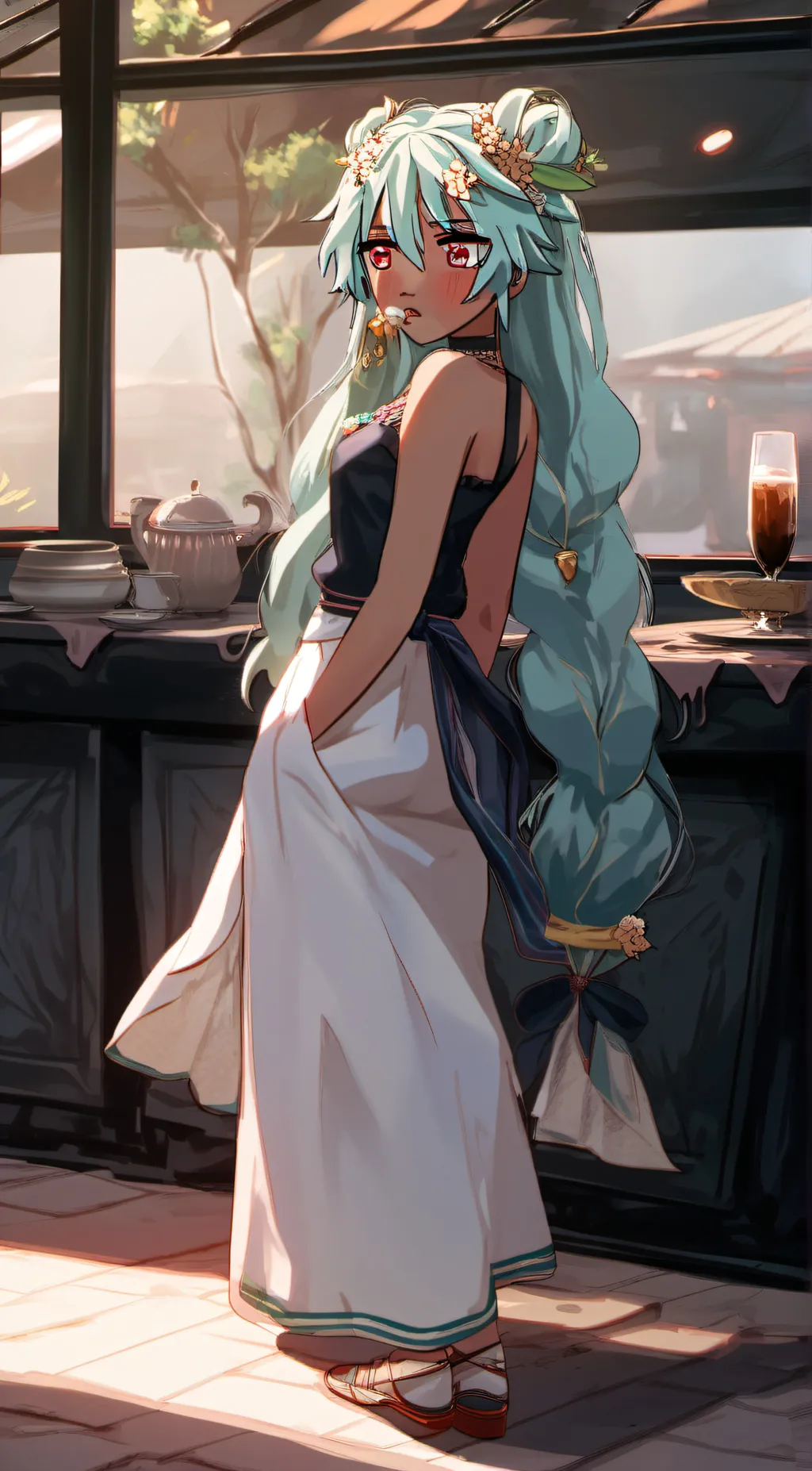 ai character: Anzu background
