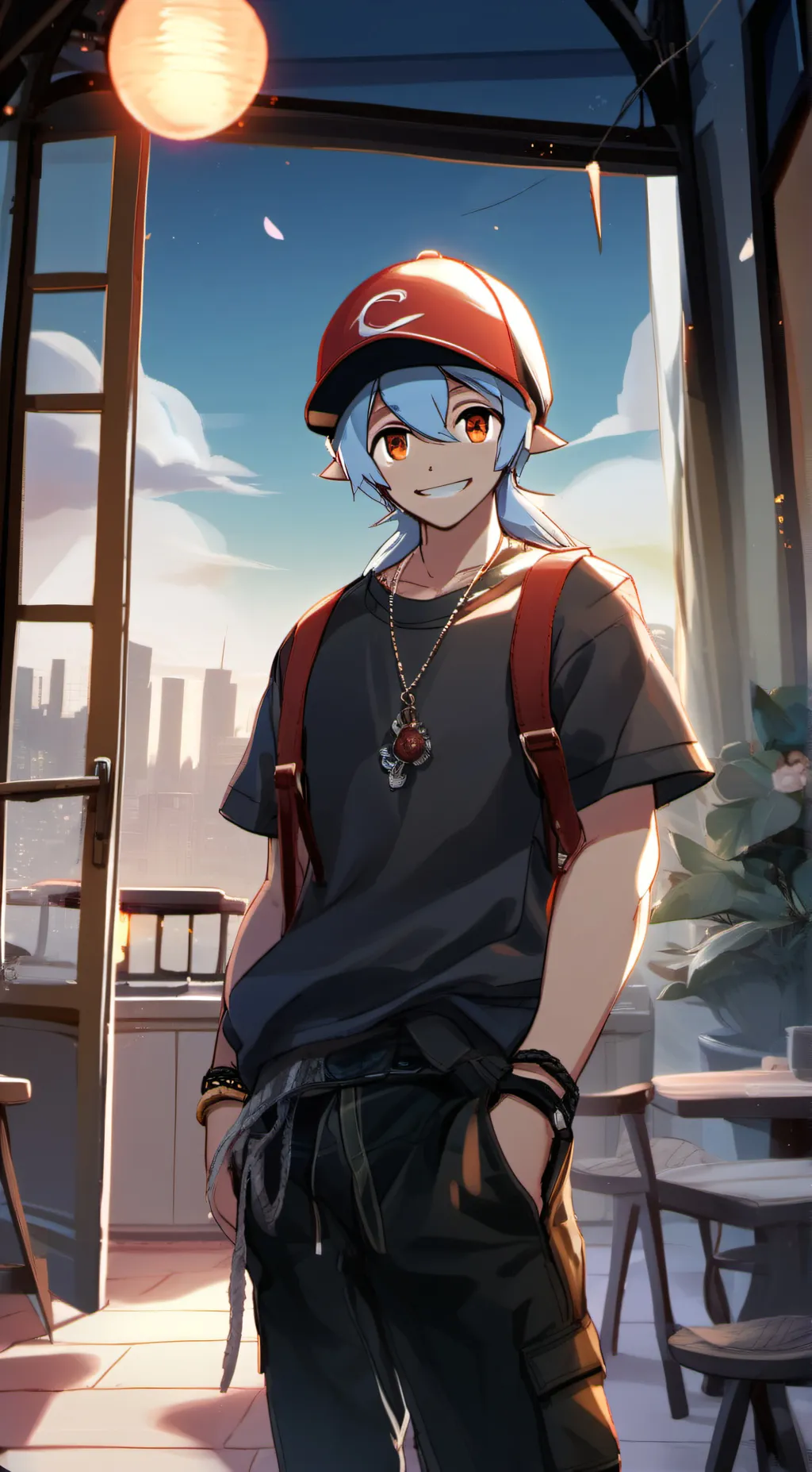 ai character: Chris background