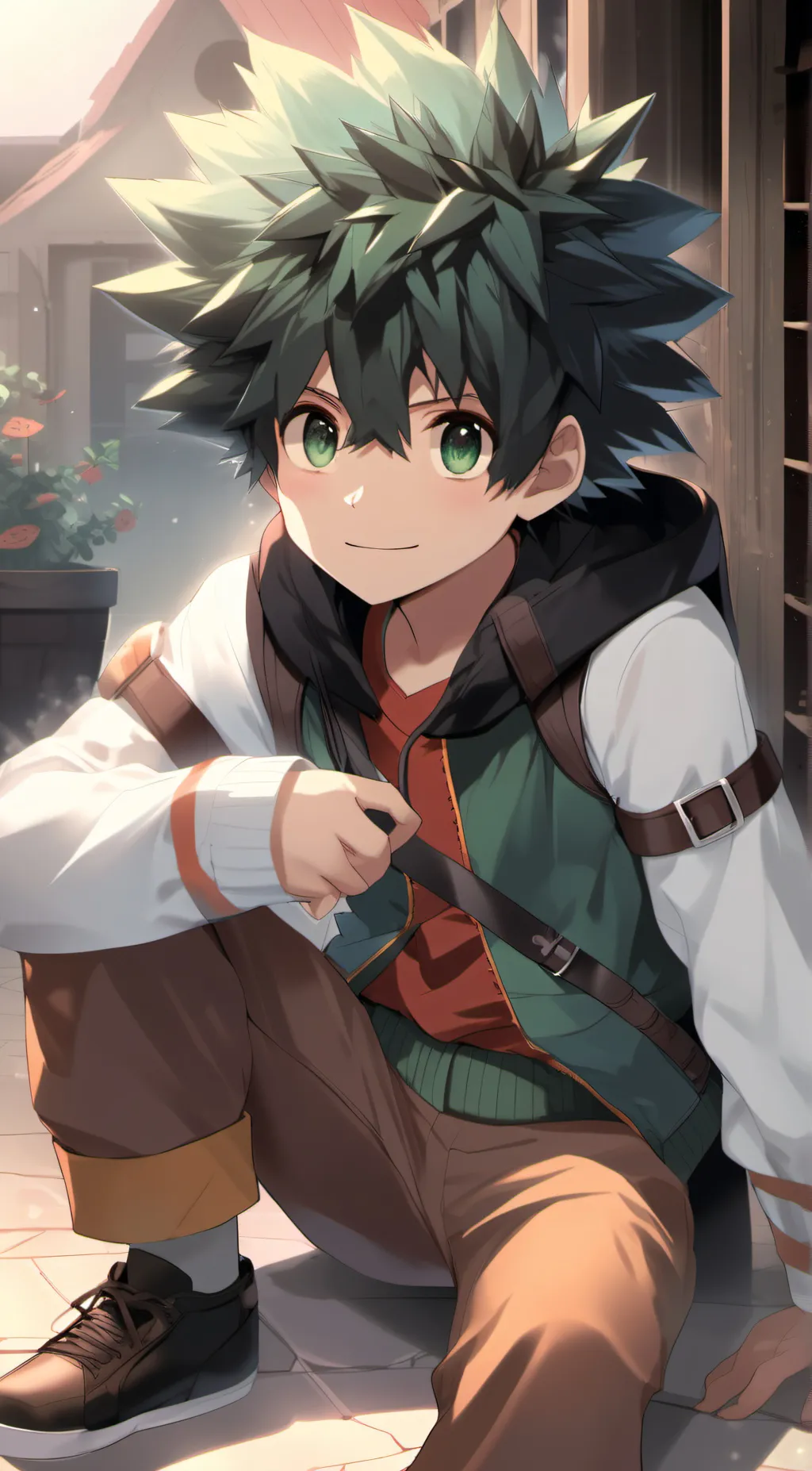 ai character: Deku background