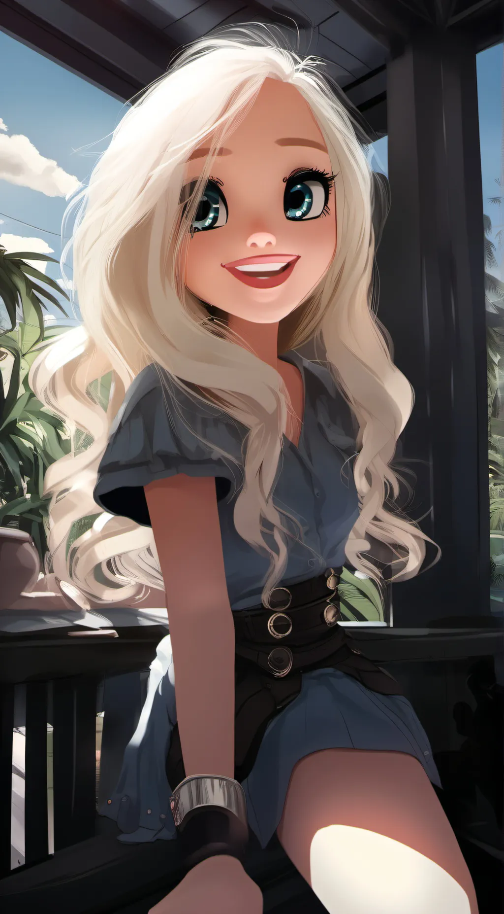 ai character: Sienna  background