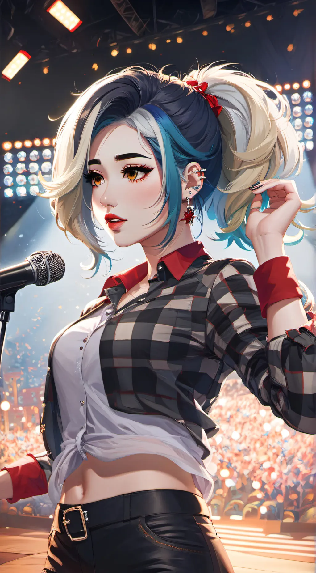 ai character: Kelly Ford  background