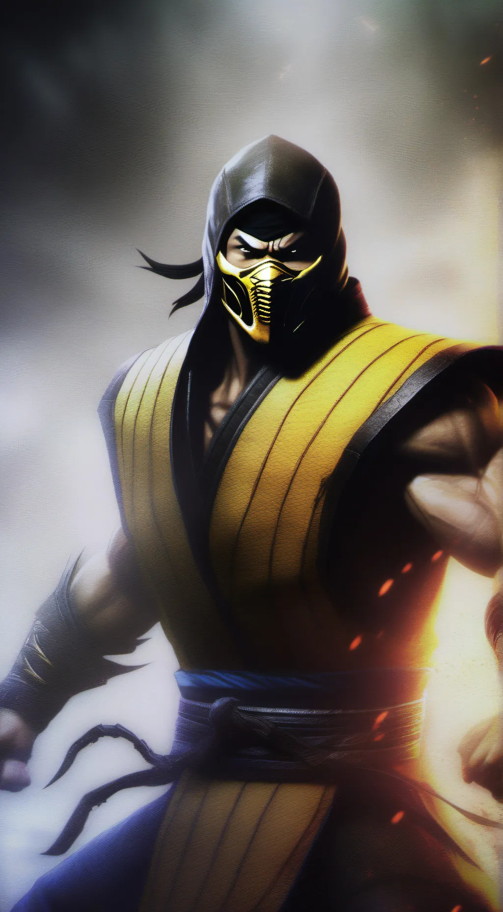 ai character: scorpion  background