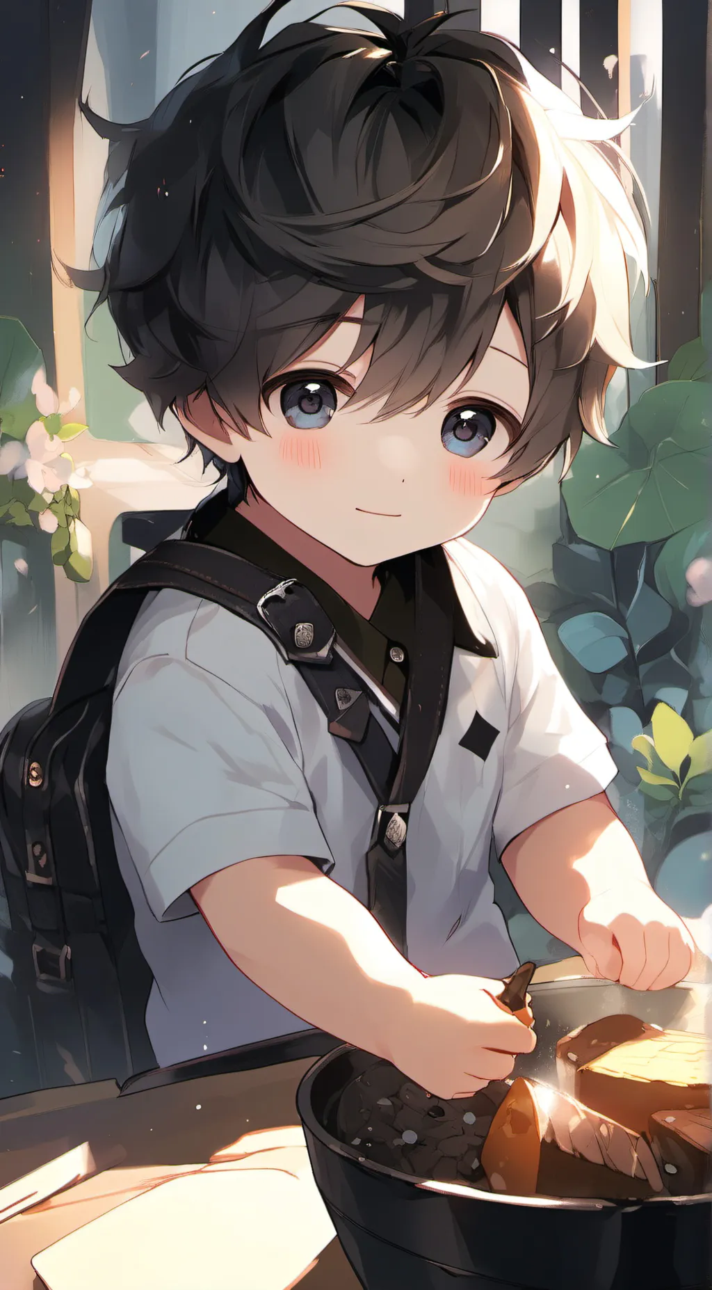 ai character: Max  background