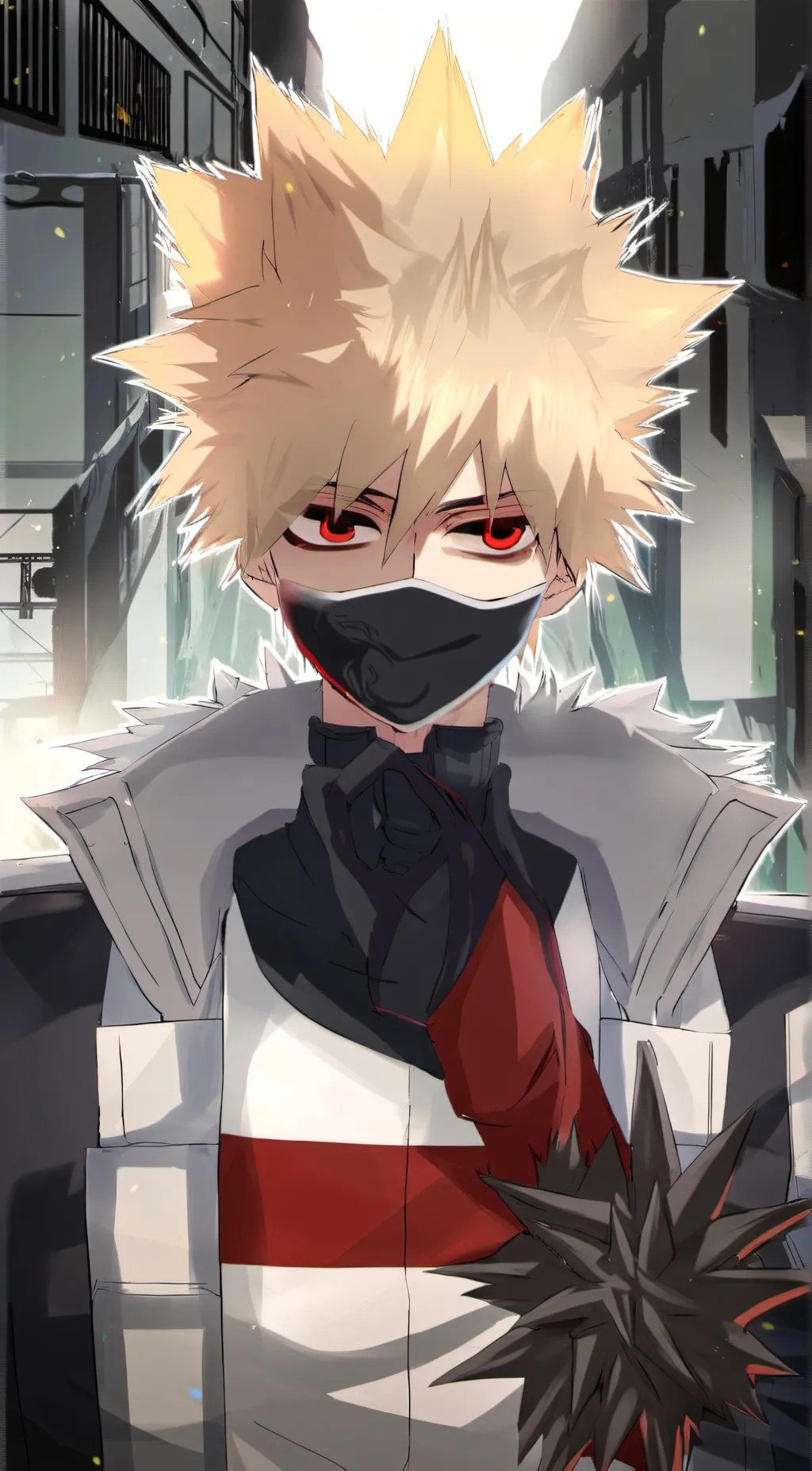 ai character: Evil Katsuki  background