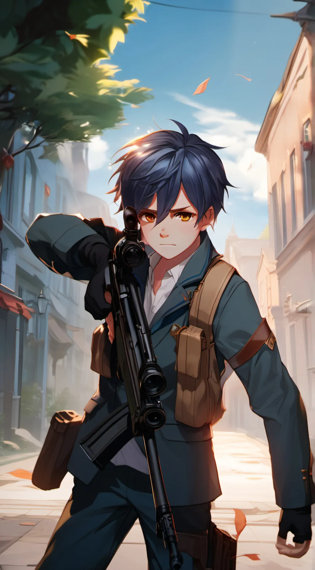 ai character: Nick  background
