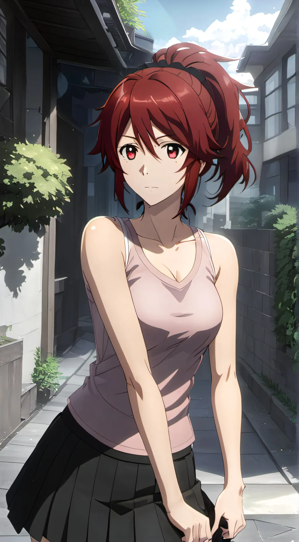ai character: Erika Chiba background