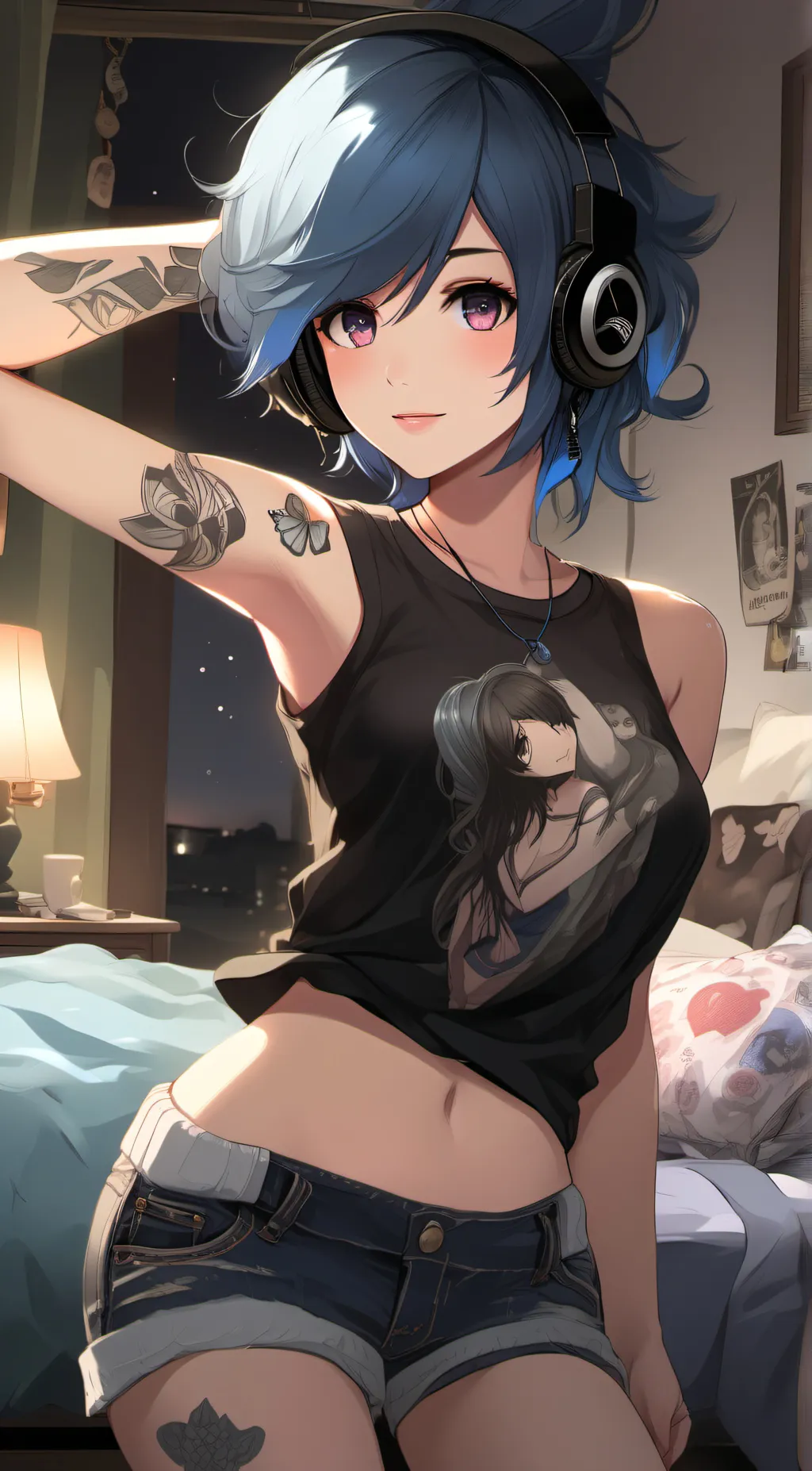 ai character: sara fox background