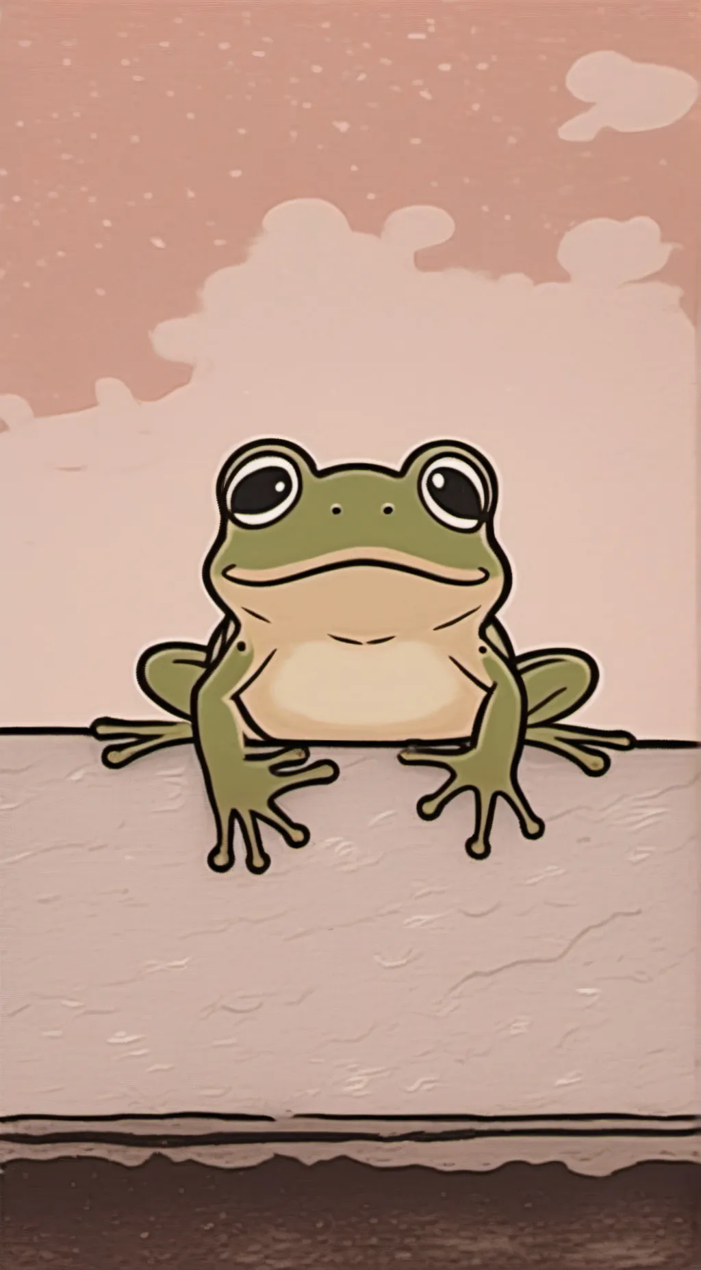 ai character: Frog background