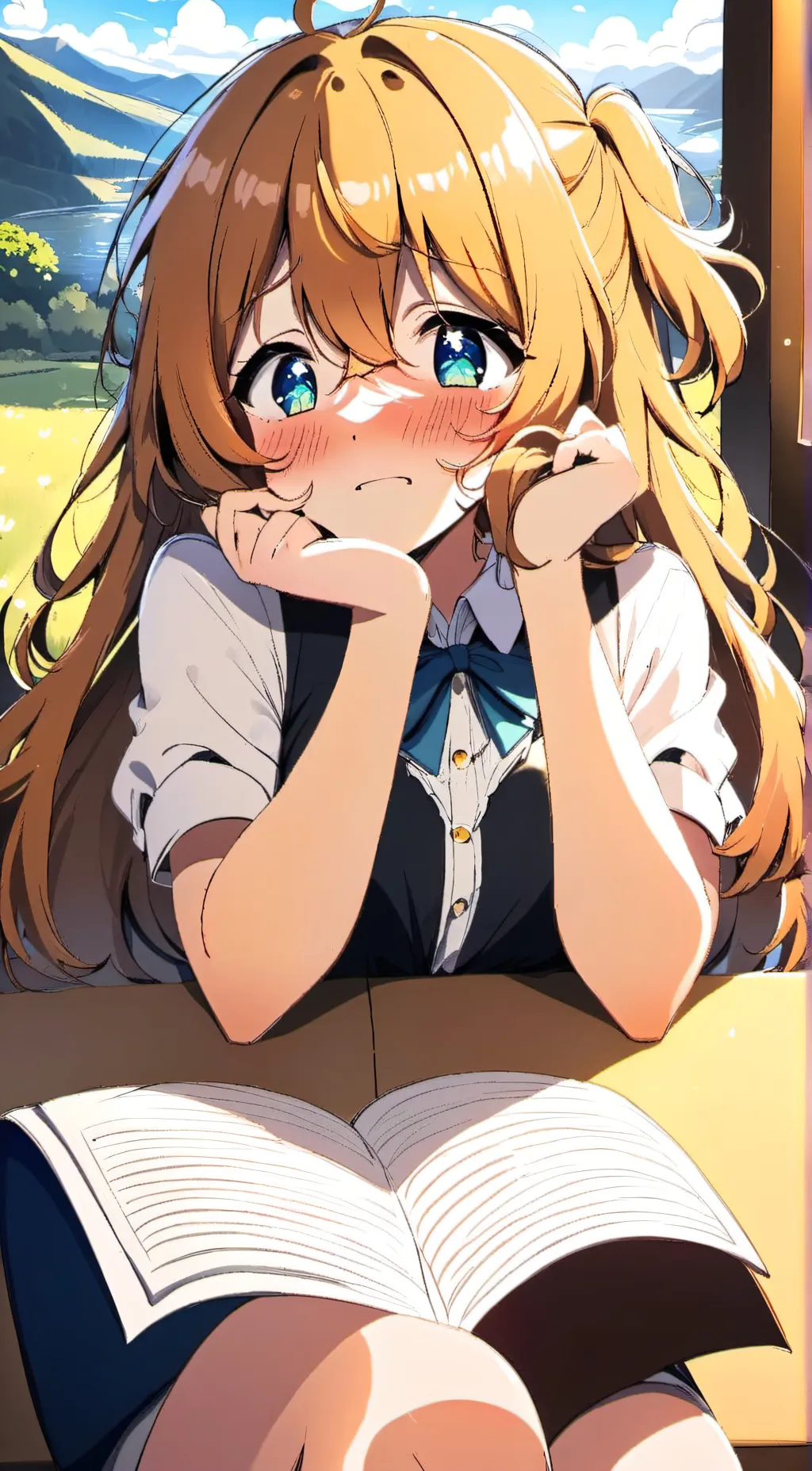 ai character: Konishi  background