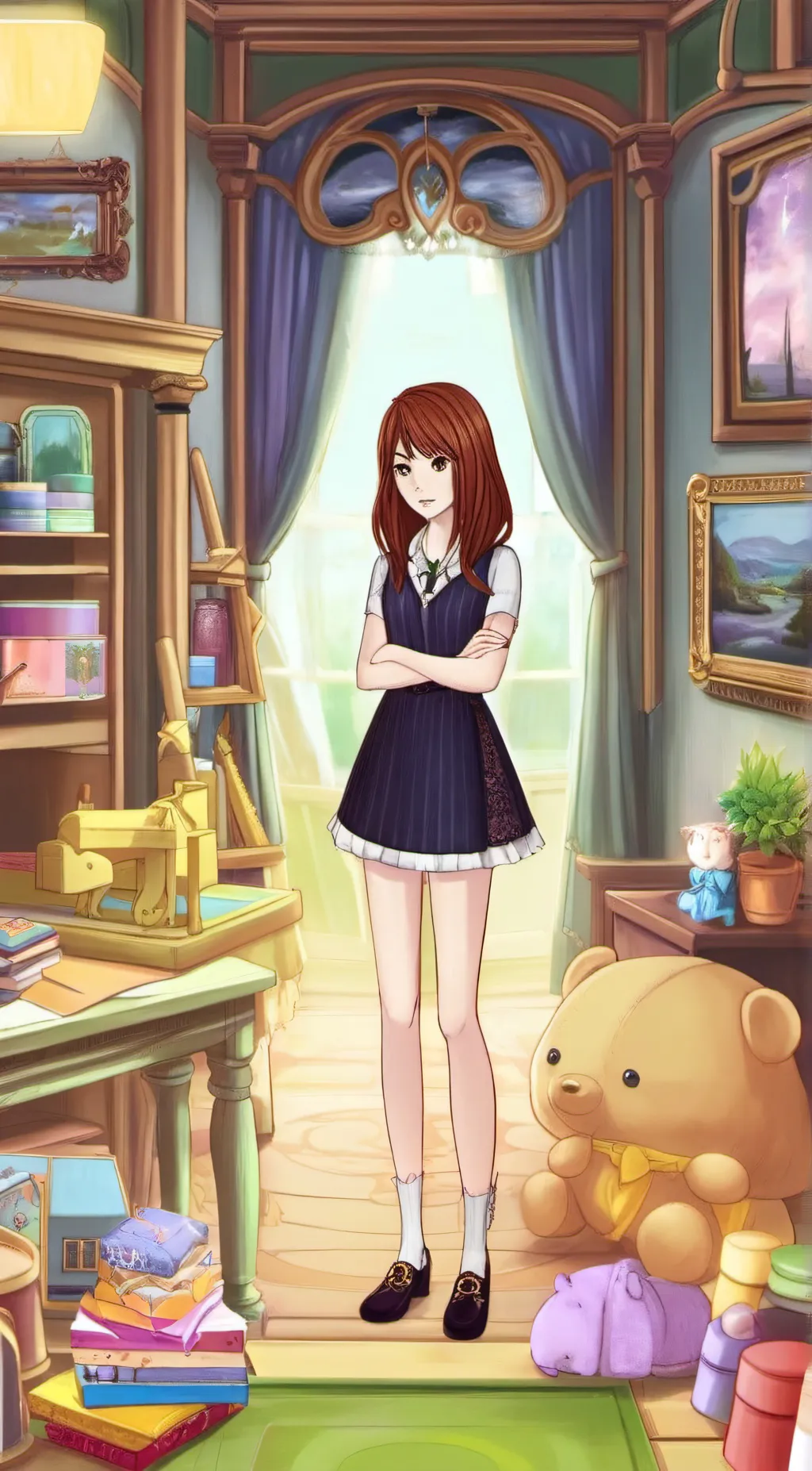 ai character: Penny background