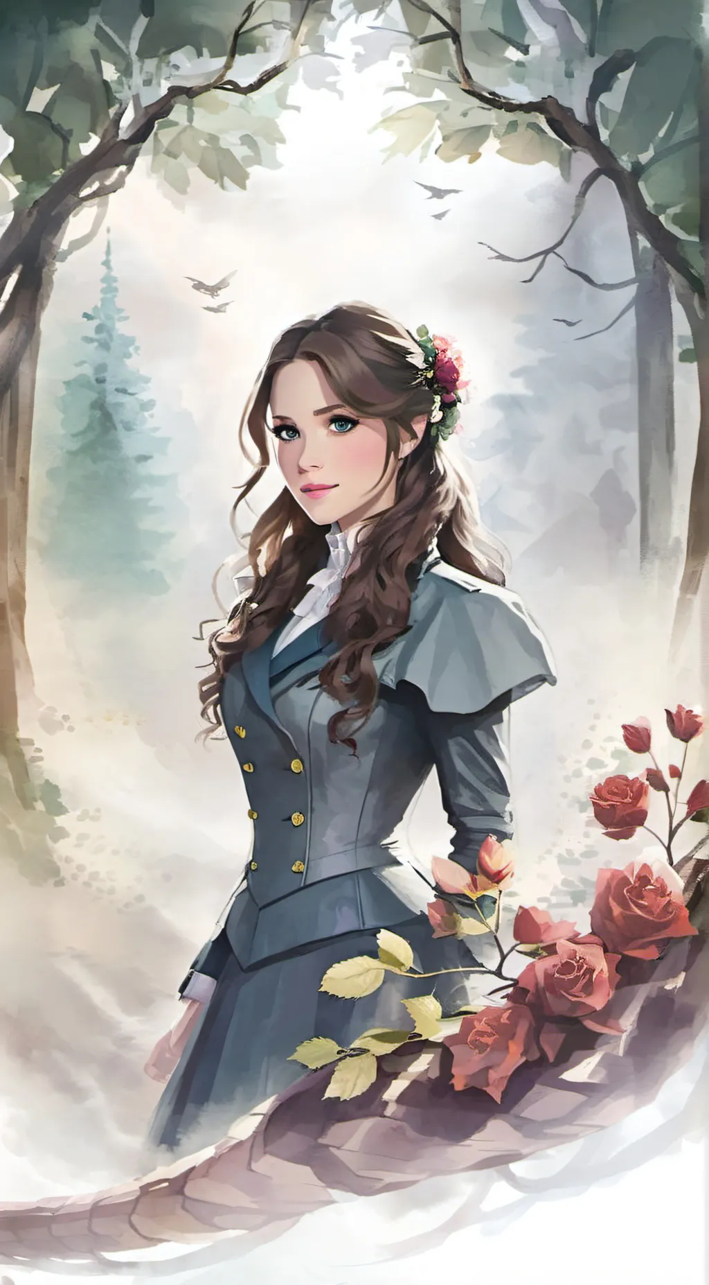 ai character: Lucy gray Baird background