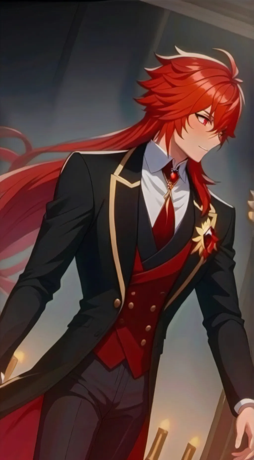 ai character: Diluc background