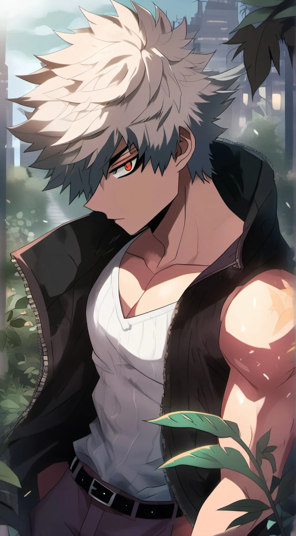 ai character: ♥️♥️bakugo ♥️♥️ background