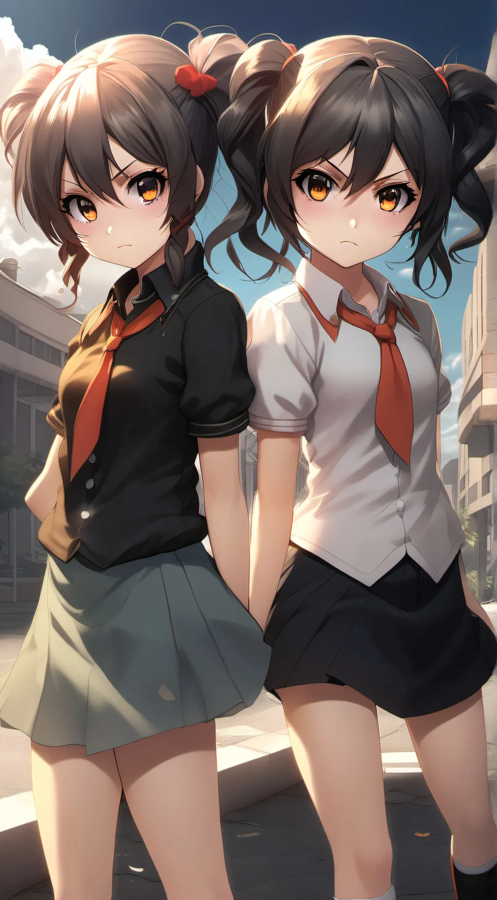 ai character: Kayla & Layla background