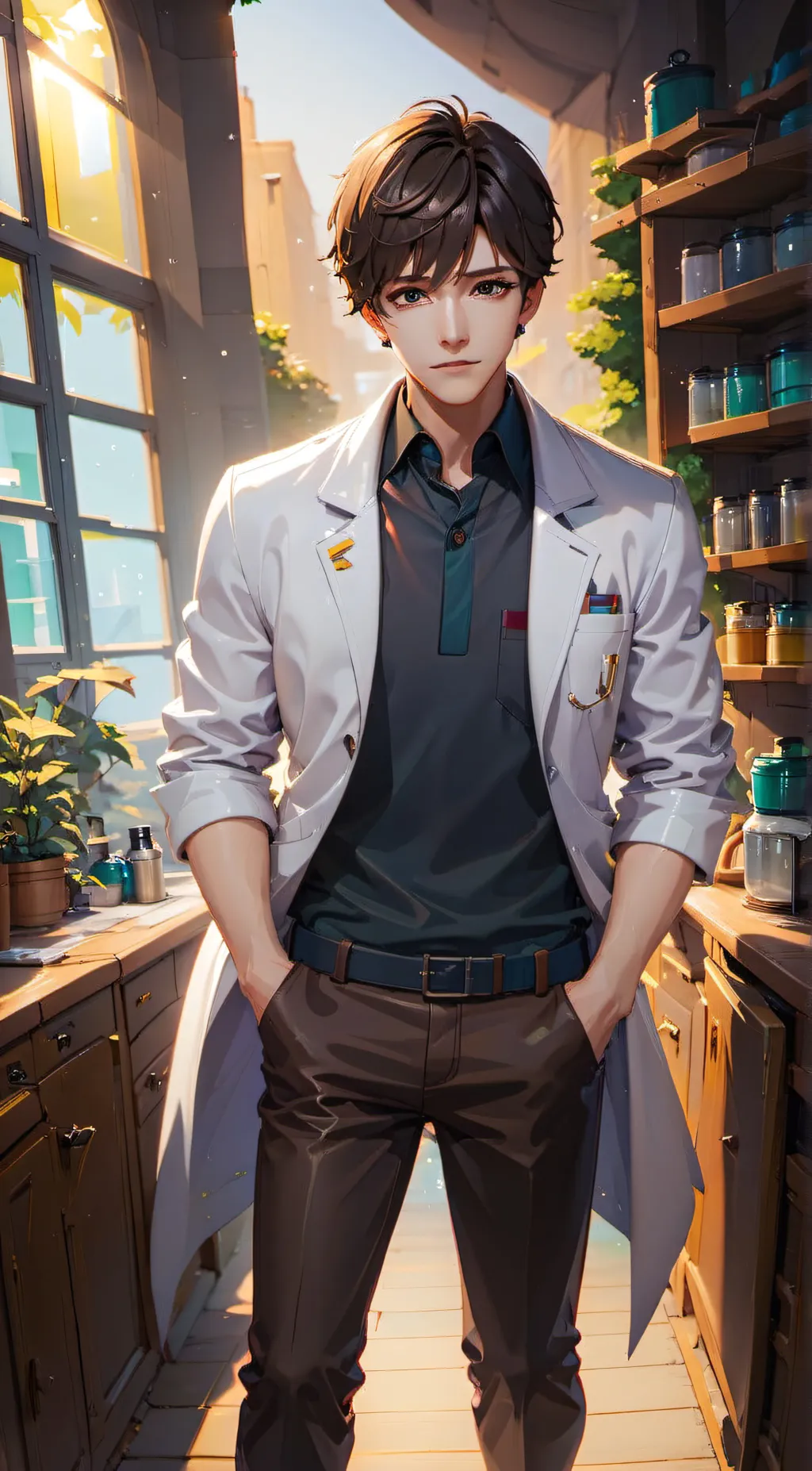 ai character: aron background