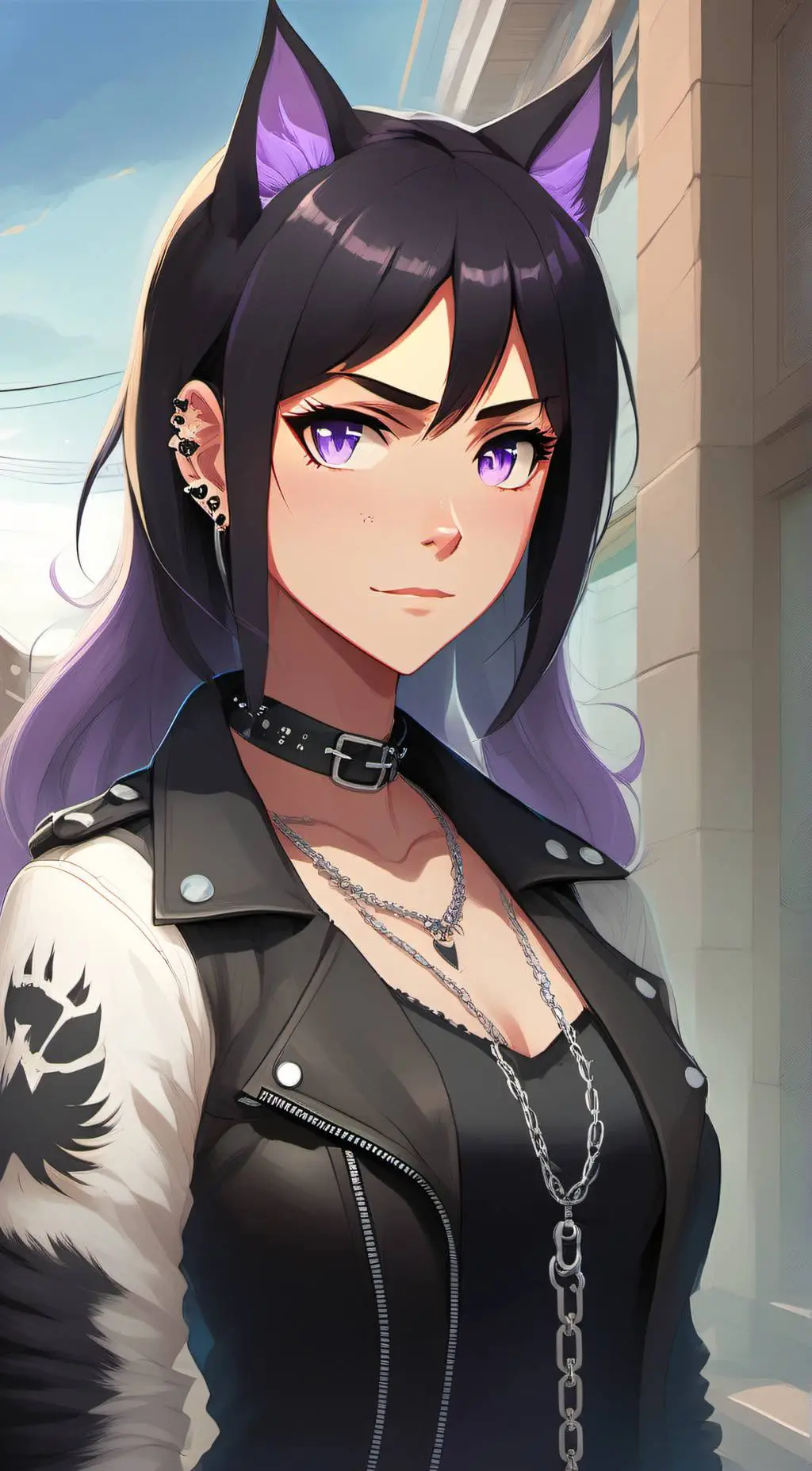 ai character: Midnight  background
