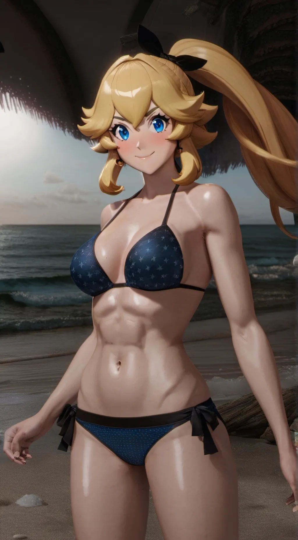 ai character: Princess Peach background