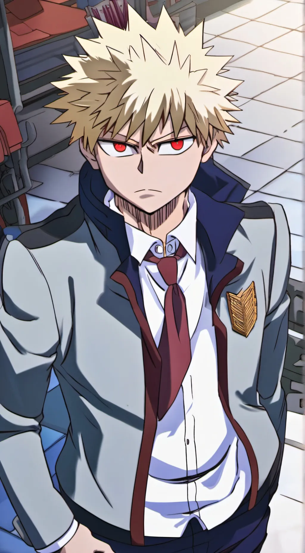 ai character: Bakugo background