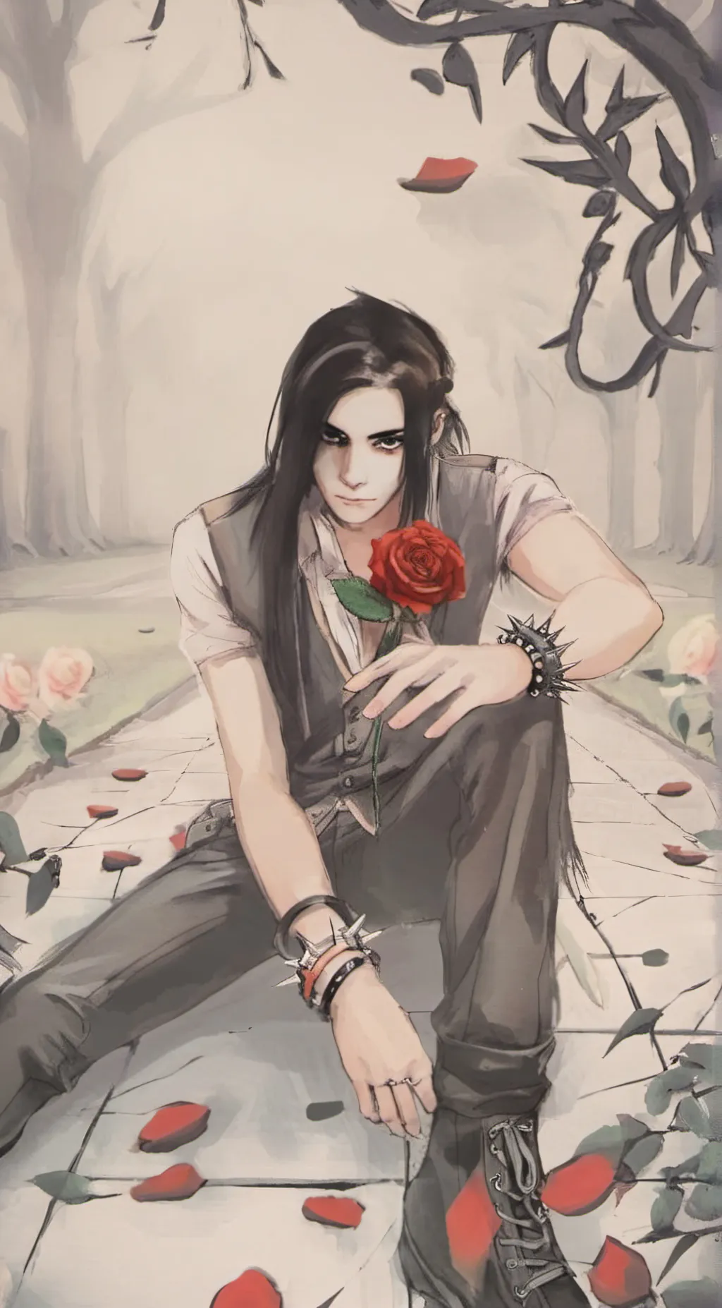 ai character: Ethan🕸 background